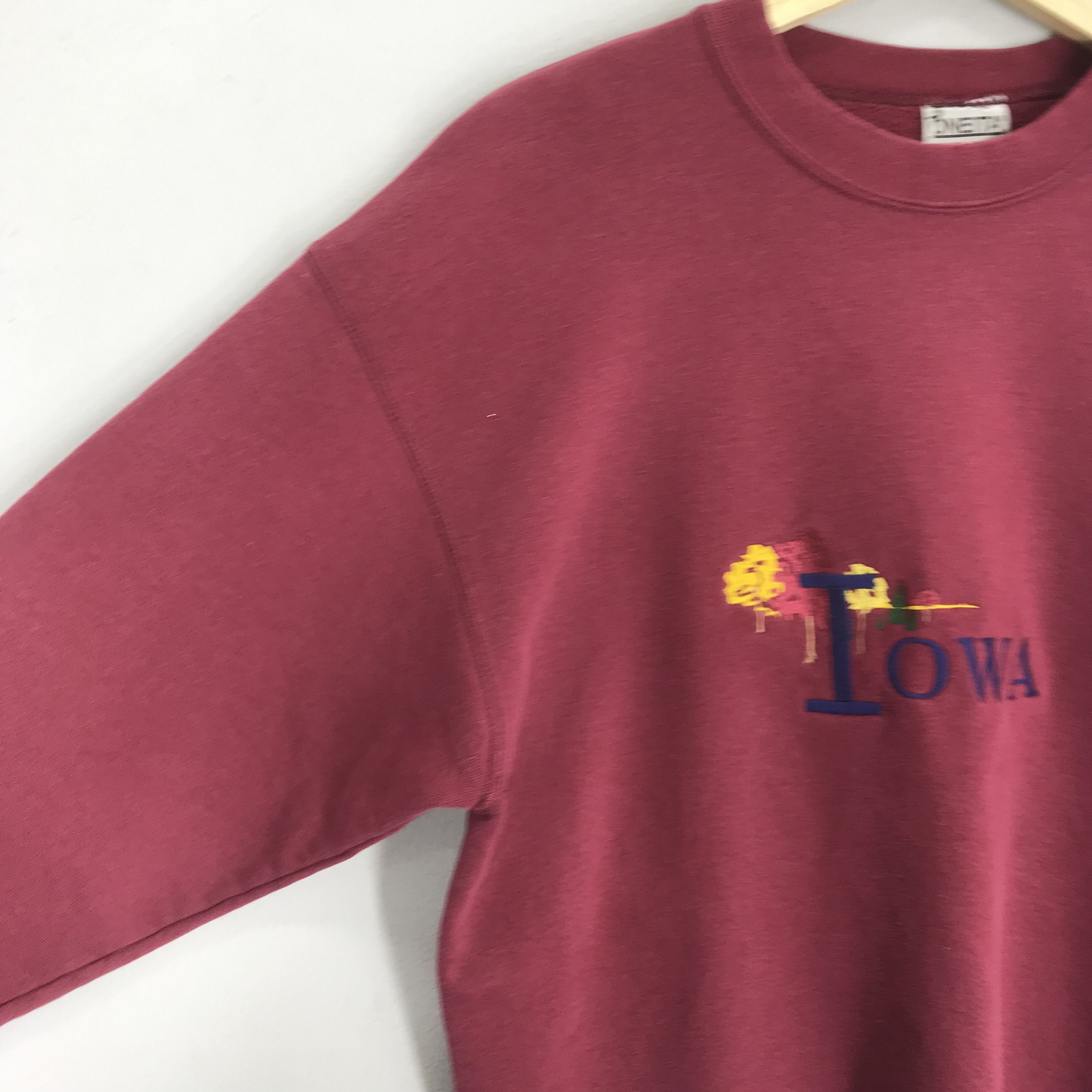 LOWA Vintage 90s Iowa Sweatshirt - 186 Size US M / EU 48-50 / 2 - 4 Thumbnail