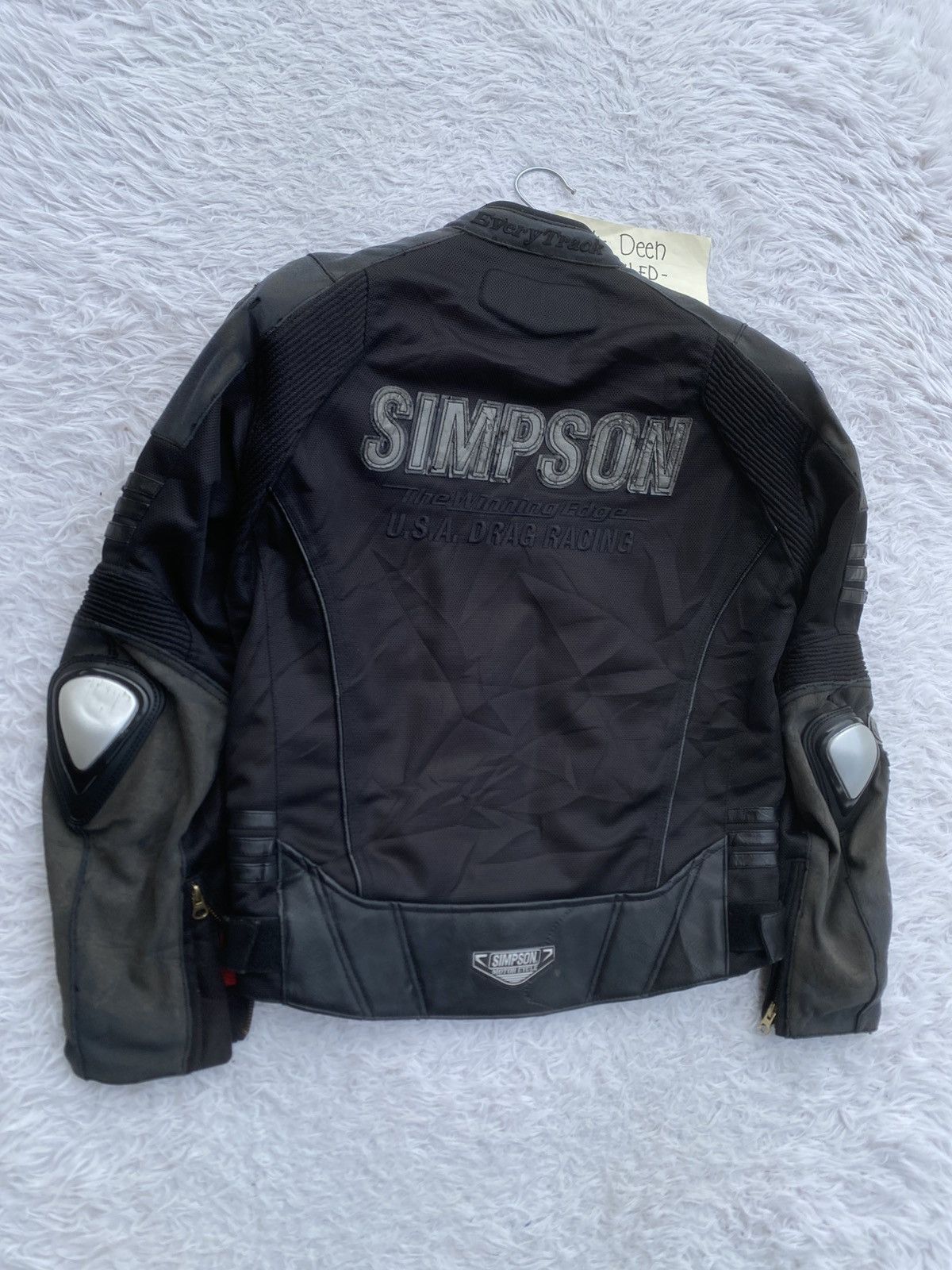 ICON Motorsports Rare Vintage Simpson Biker Racing Jacket Size US M / EU 48-50 / 2 - 19 Thumbnail