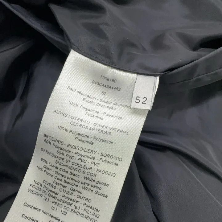 Dior Dior Dior Black Long Sleeve Puffer Jacket 0079-2507 Size US L / EU 52-54 / 3 - 4 Thumbnail