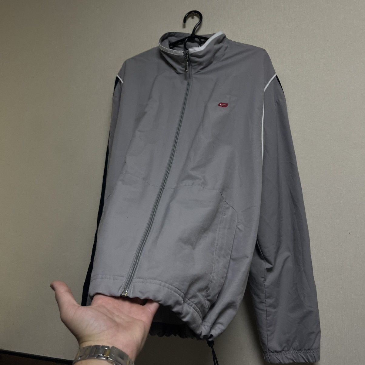 Nike Vintage Nike Track Jacket 00s Swoosh Y2K Striped Size US XL / EU 56 / 4 - 5 Thumbnail
