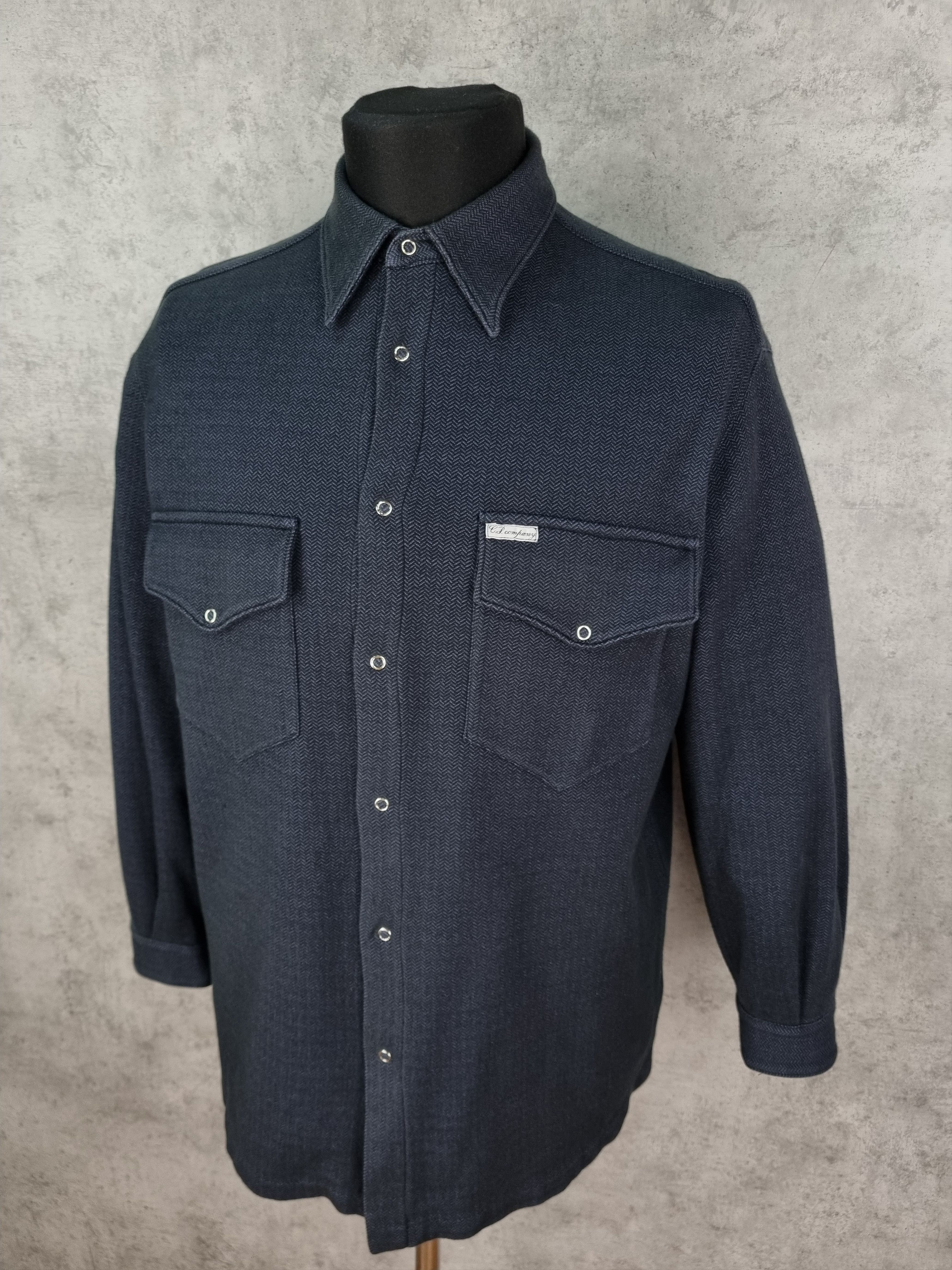 C.P. Company × Vintage Rare CP Company Collar Buttons Shirt Long Sleeve Size US M / EU 48-50 / 2 - 19 Thumbnail