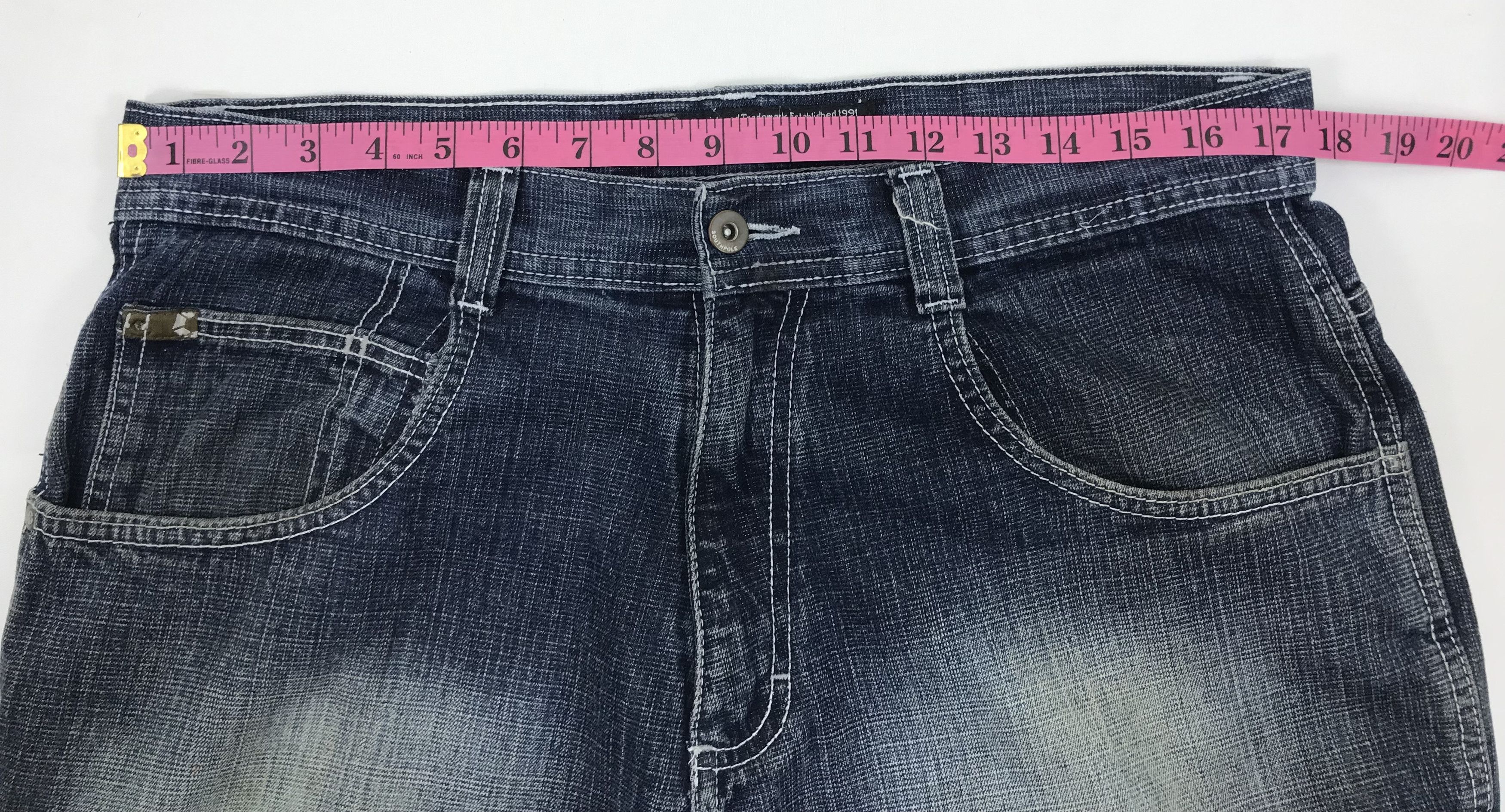 Southpole Vintage Southpole Baggy Jeans Faded Blue Wide Denim Size US 34 / EU 50 - 14 Thumbnail