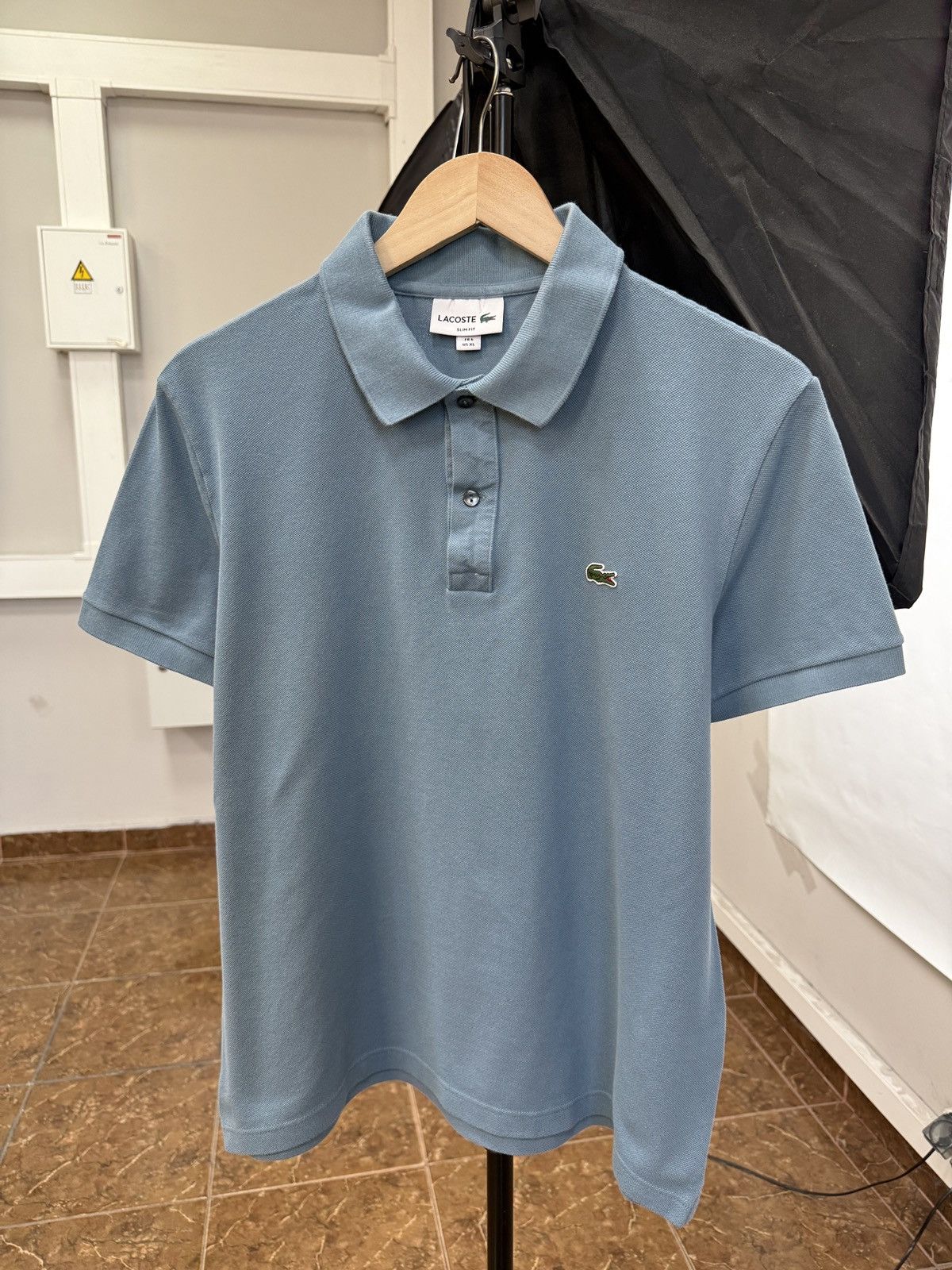 Lacoste 🇫🇷 Lacoste Slim Fit Polo T-Shirt Made in France Rare Retro Size US XL / EU 56 / 4 - 1 Thumbnail