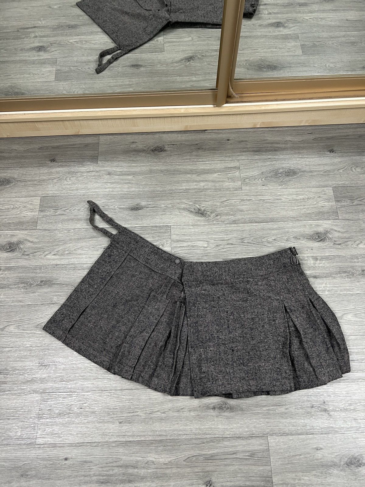 Other Max Studio Gray Skater Mini Skirt Size 25" / US 0 / IT 36 - 4 Thumbnail