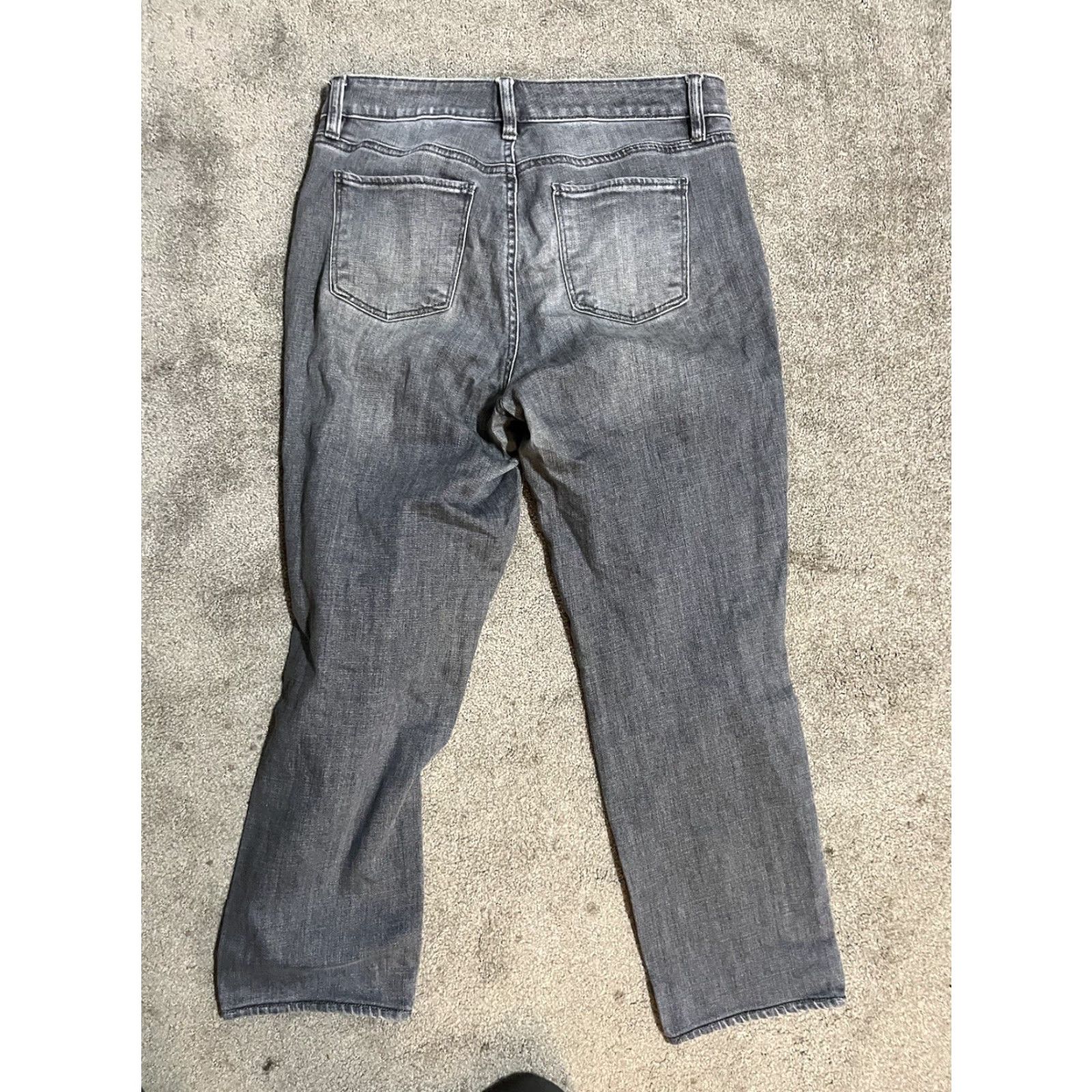 Talbots Talbots Jeans Womens Sz 6 Gray Five Pocket Slim Ankle Curvy Size 28" / US 6 / IT 42 - 3 Thumbnail
