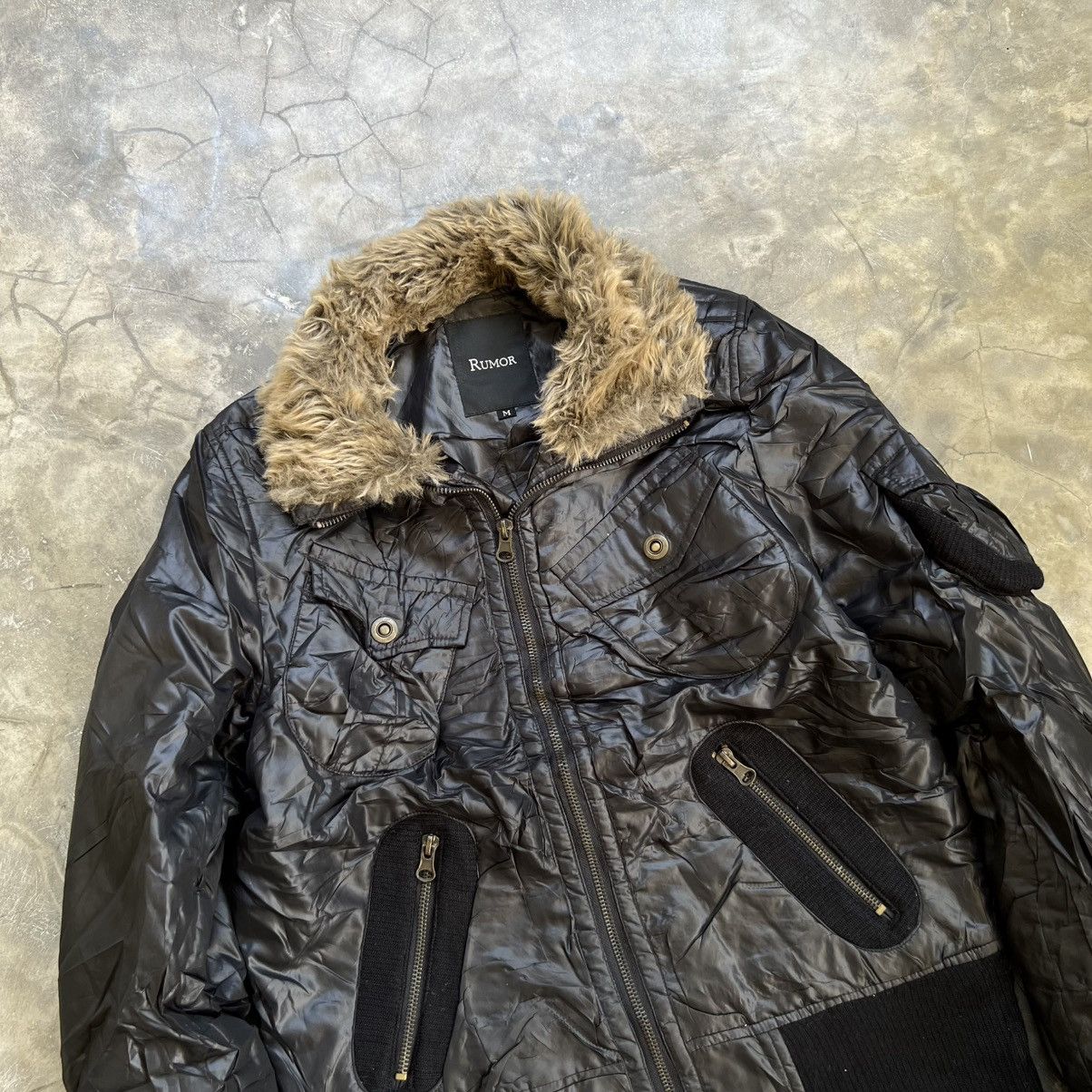 14th Addiction 2000s Rumor LGB Style Fur Zip Jacket Size US M / EU 48-50 / 2 - 3 Thumbnail