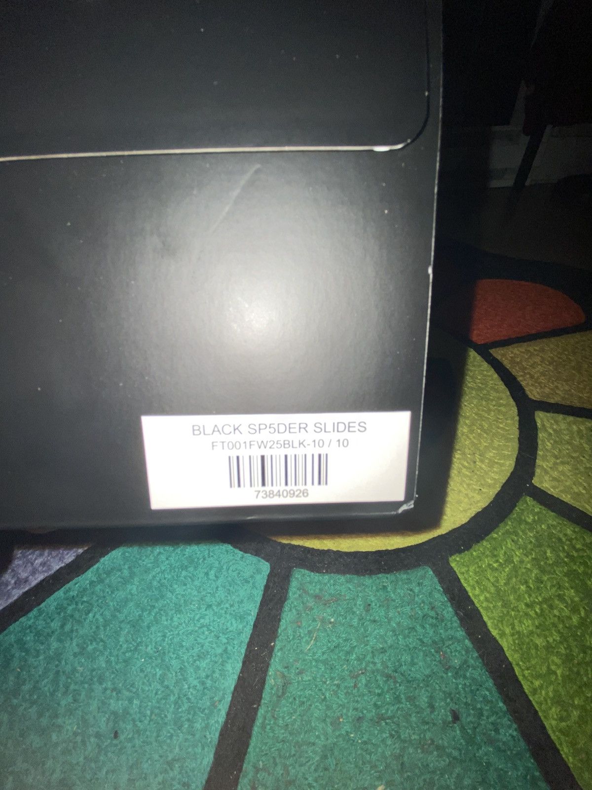 Sp5der Black phantom sp5der slides customized Size US 10 / EU 43 - 5 Thumbnail
