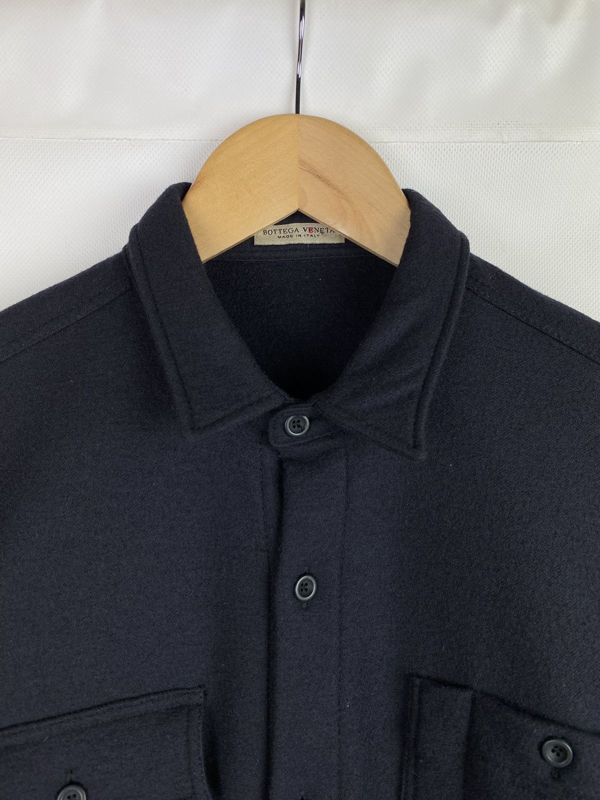 Bottega Veneta Bottega Veneta men’s wool long sleeve shirt overshirt jacket Size US M / EU 48-50 / 2 - 6 Thumbnail