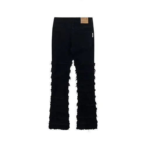 VIBE ripped damaged punk flared jeans Size US 30 / EU 46 - 5 Thumbnail
