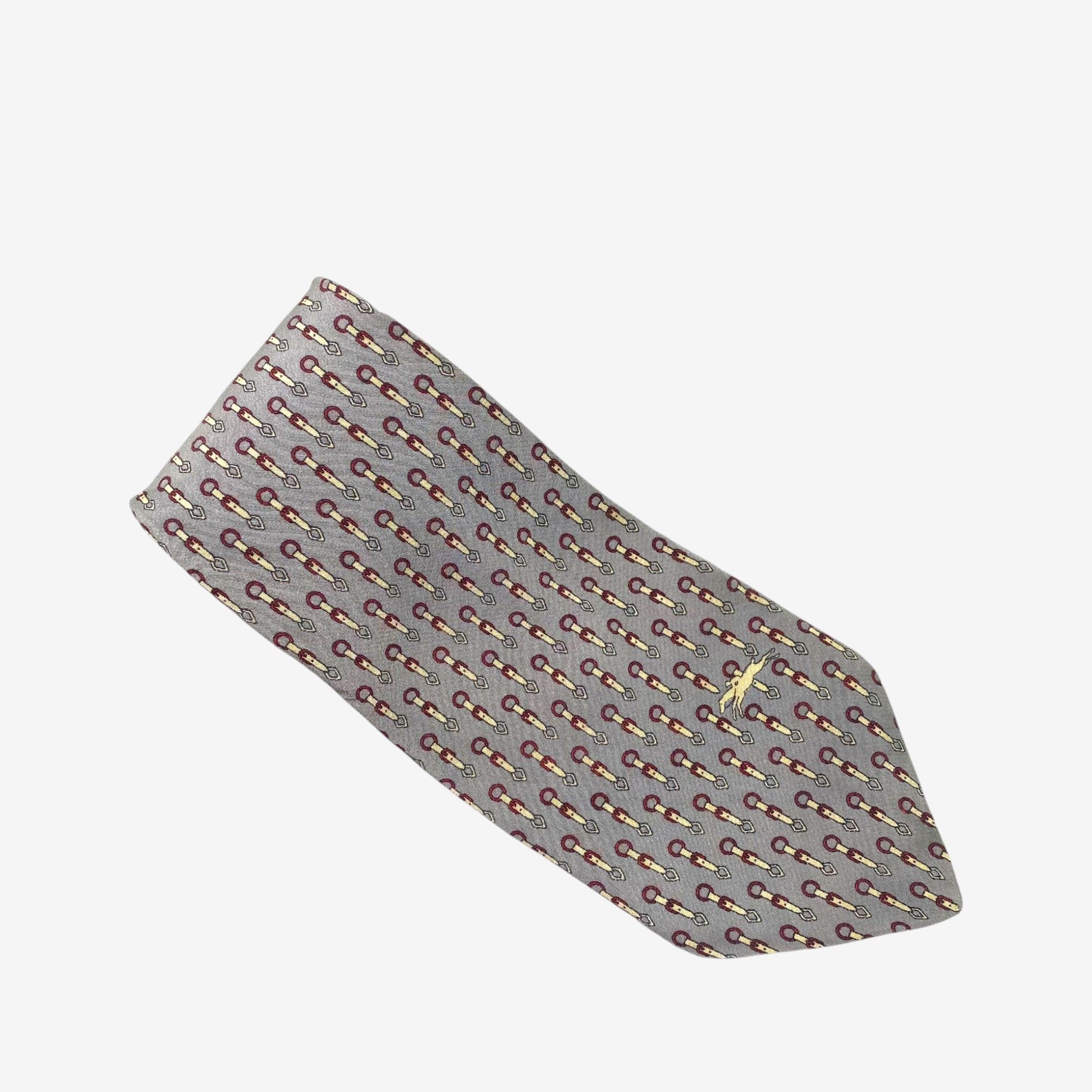 Longchamp Vintage Longchamp SILK Necktie Cravate Pure Silk Neck Tie Size ONE SIZE - 2 Thumbnail