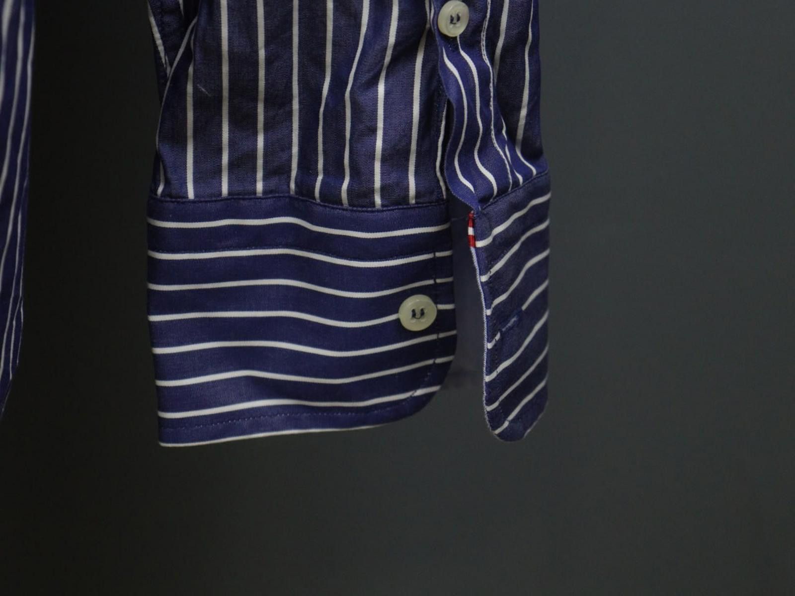 Paul & Shark Paul & Shark Blue White Striped Button-Down Shirt Size 46 Size US M / EU 48-50 / 2 - 6 Thumbnail