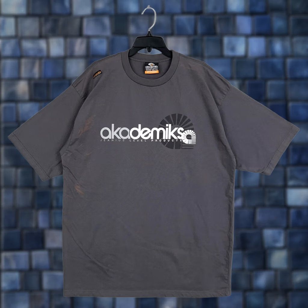 Akademiks Vintage Akademiks Shirt Mens 3XL Gray Jeanius Level Products Graphic Hip Hop Y2K Size US XXL / EU 58 / 5 - 1 Thumbnail