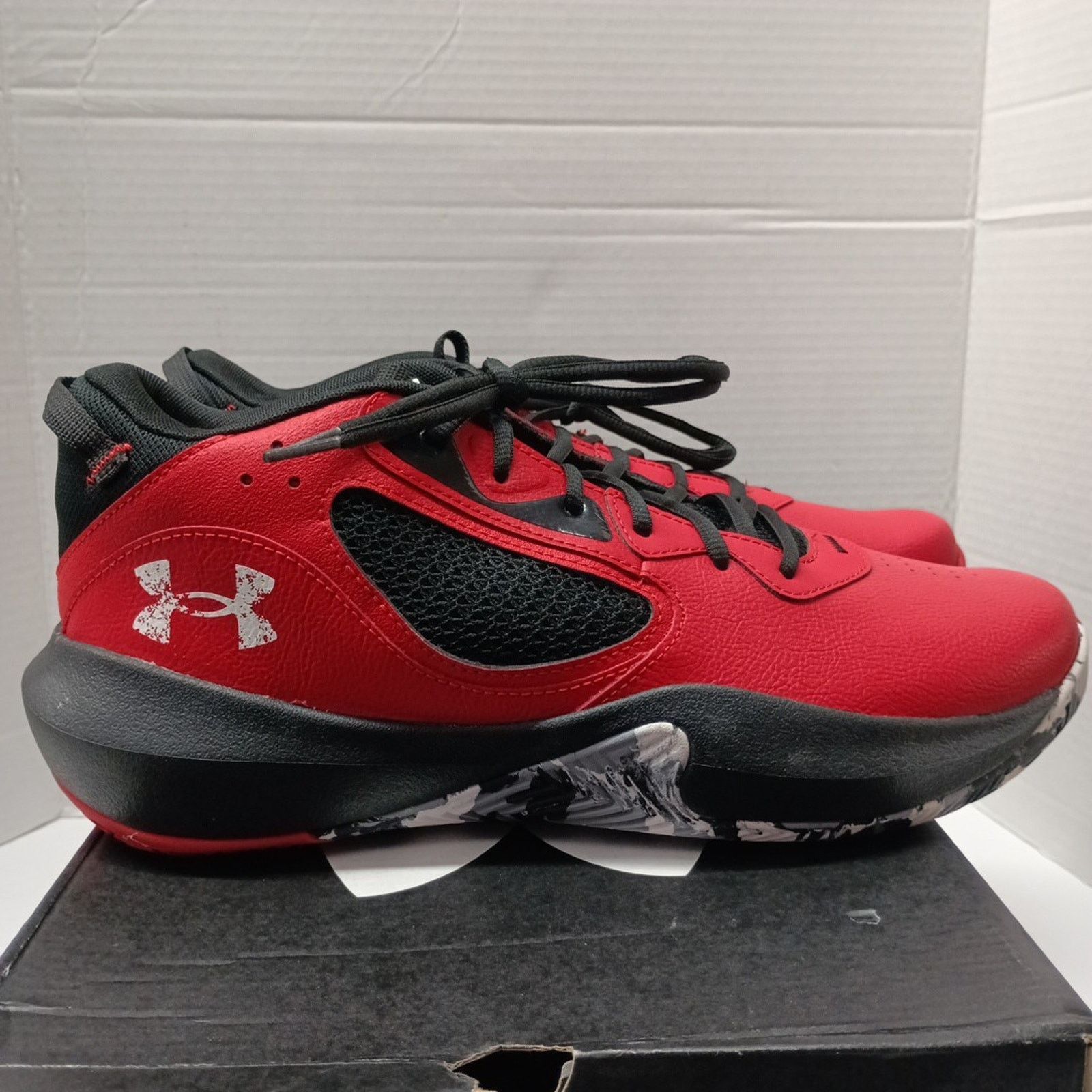 Under Armour Under Armour UA Lockdown 6 Basketball Shoes Size 11.5 Red Size US 11.5 / EU 44-45 - 1 Thumbnail