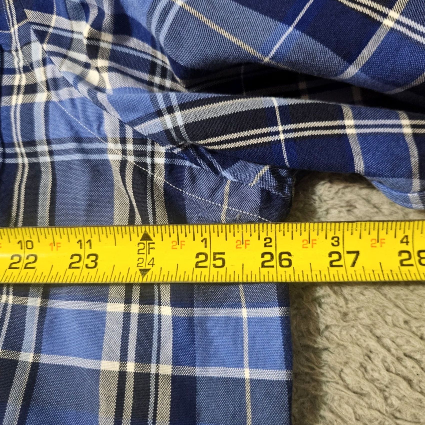 Polo Ralph Lauren Polo Ralph Lauren Shirt Classic Fit Oxford Blue 2XL XXL Men Long Sleeve Polo Ponies Flesh Pony Blue Plaid Shirt Mens Size US XXL / EU 58 / 5 - 8 Thumbnail