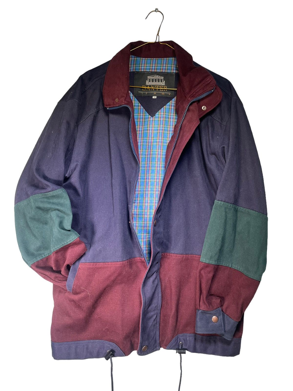 Vintage Braxter colour block jacket