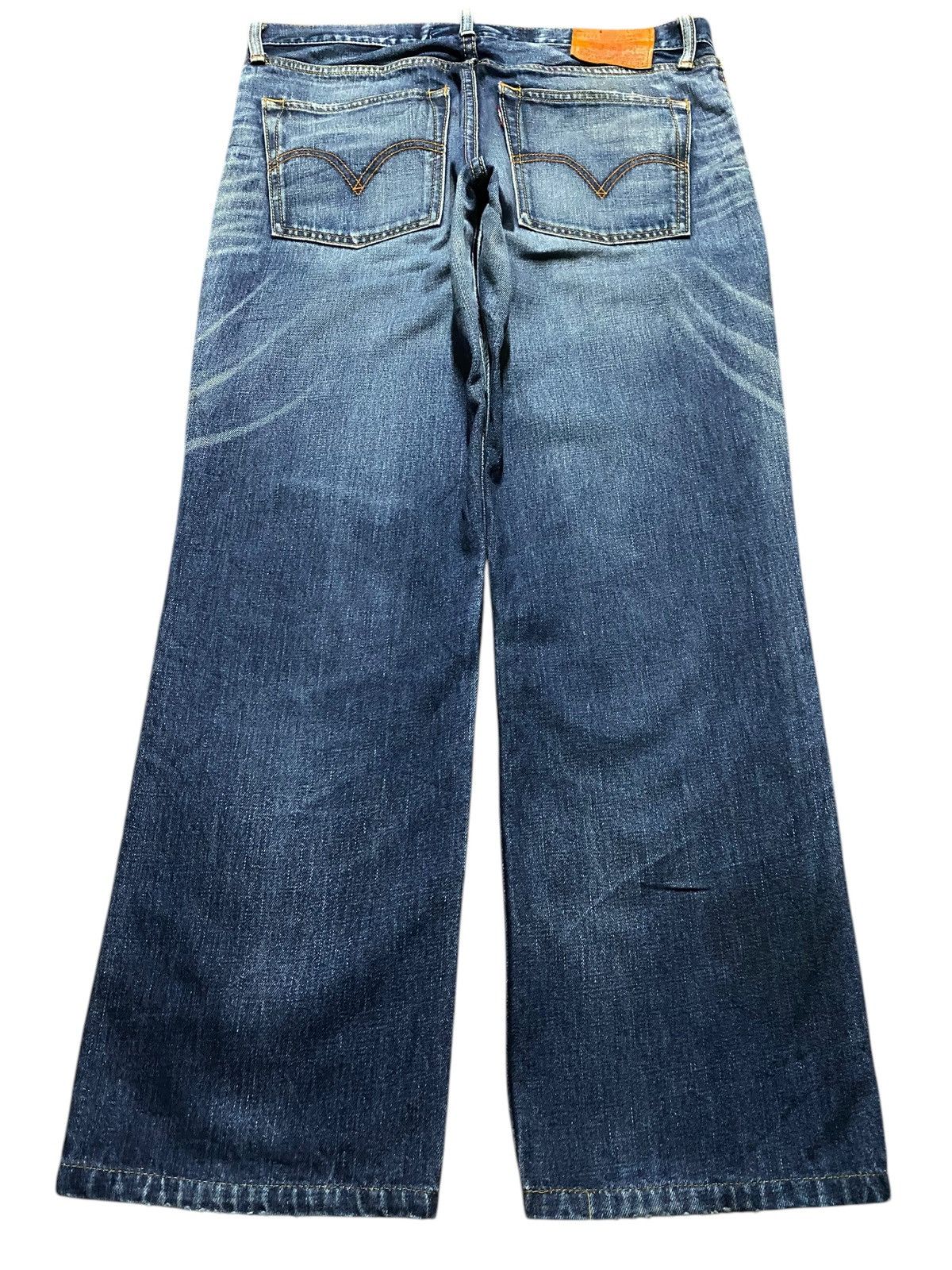 Levi's Vintage Classic Levis 502 Grunge Distressed Loose Jeans Size US 33 - 2 Thumbnail