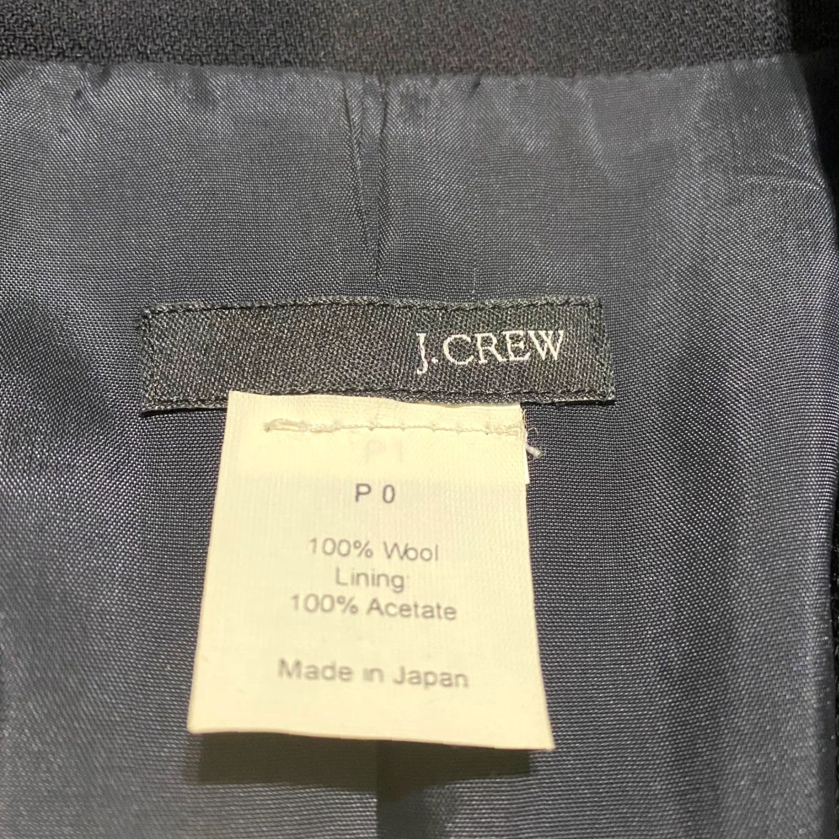 J.Crew J.CREW Blazer Womens Jacket 0 Blue Wool Long Sleeve Button Lined Office Fall Winter Spring Size XS / US 0-2 / IT 36-38 - 6 Thumbnail