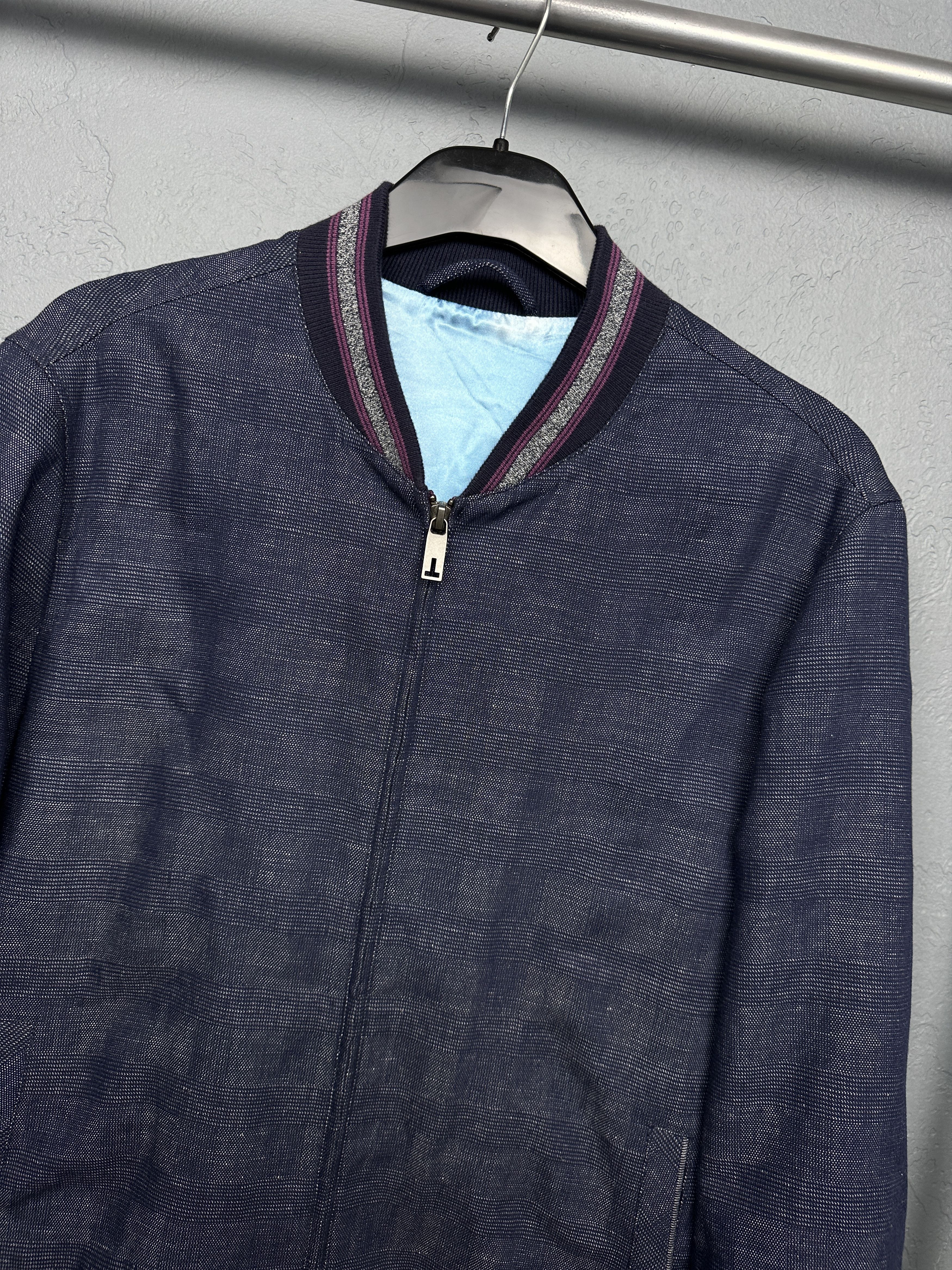 Ted Baker Ted Baker Mens Cotton - Linen Bomber Jacket Size US M / EU 48-50 / 2 - 5 Thumbnail