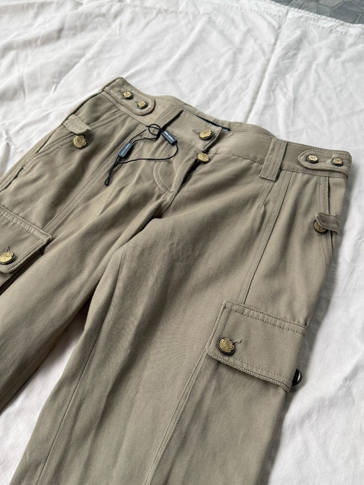 Dolce & Gabbana Dolce & Gabbana Brown Cargo Trousers Size US 34 / EU 50 - 4 Thumbnail