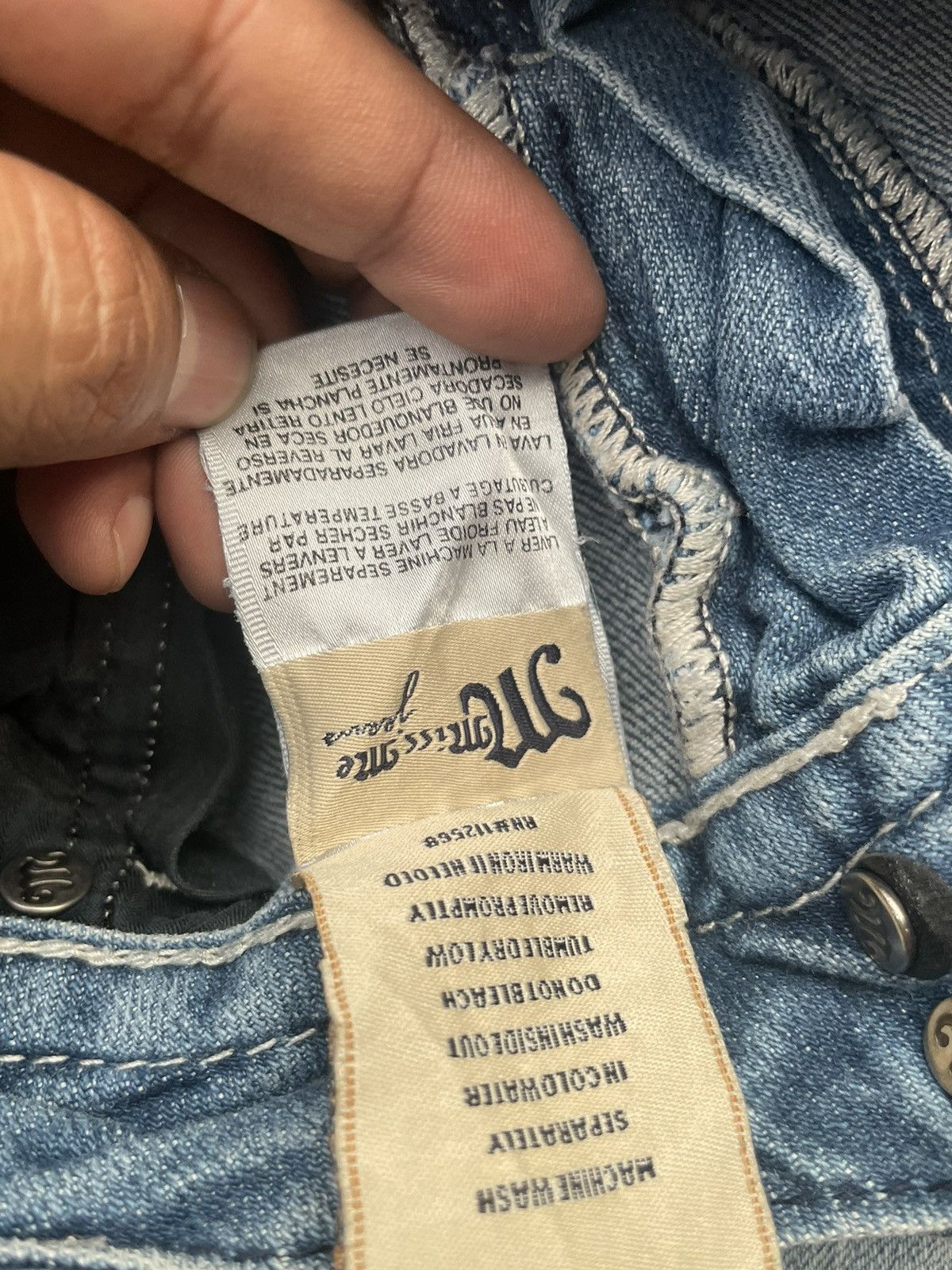 Designer × Miss Me Miss Me Flare Distresed Denim Size 32" / US 10 / IT 46 - 13 Thumbnail