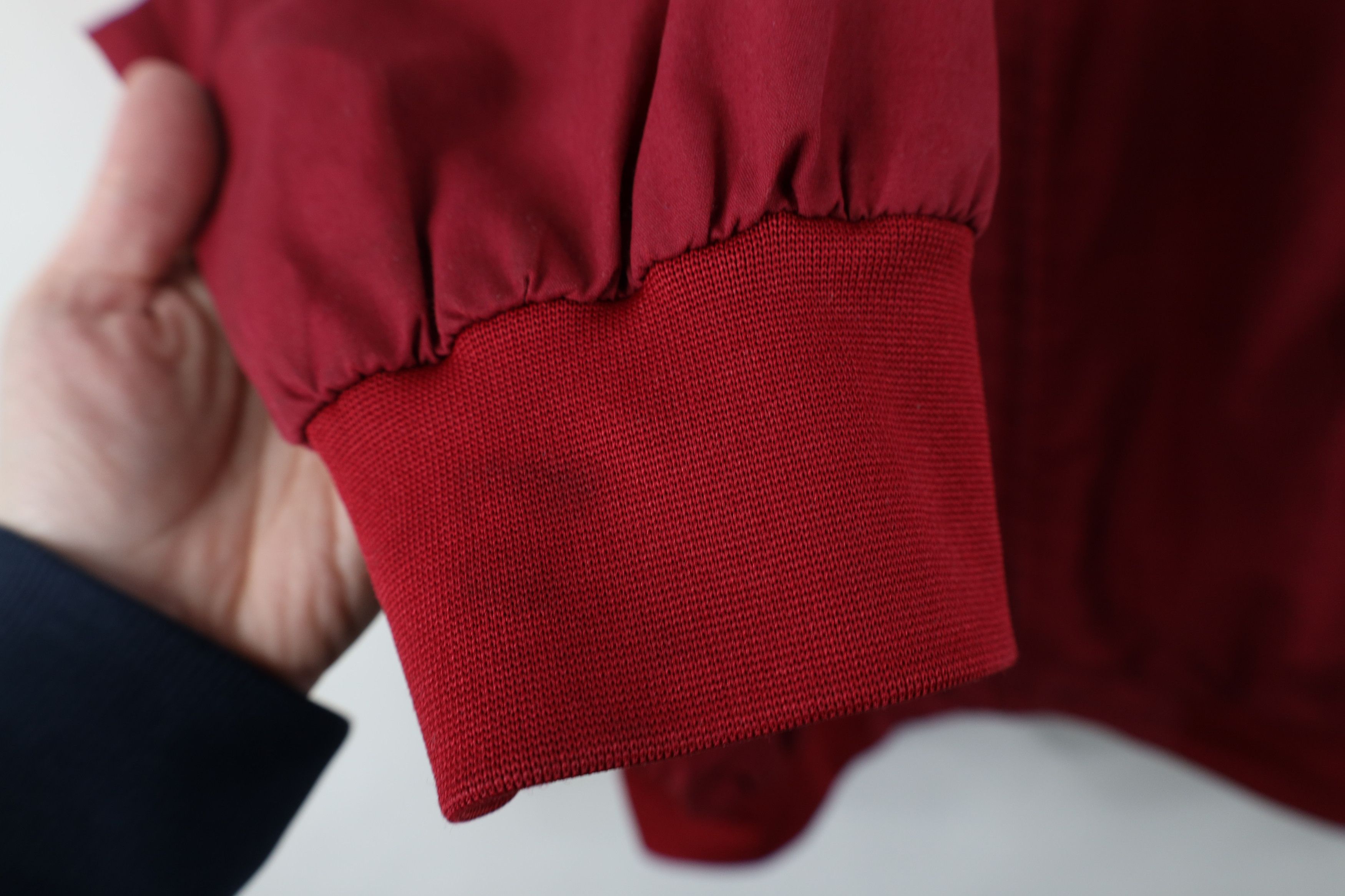 Vintage Vintage 90s Streetwear Full Zip Cafe Racer Bomber Jacket Red Size US L / EU 52-54 / 3 - 9 Thumbnail