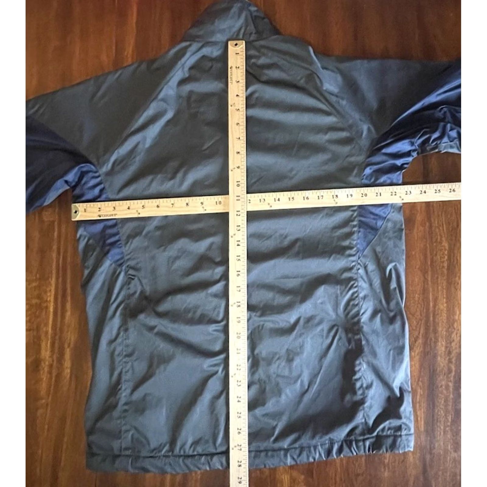 Nike Nike Pro Fit Jacket Mens Windbreaker Full Zip Lined Pockets Water Resistant Black/Blue, Regular, M Size US M / EU 48-50 / 2 - 3 Thumbnail