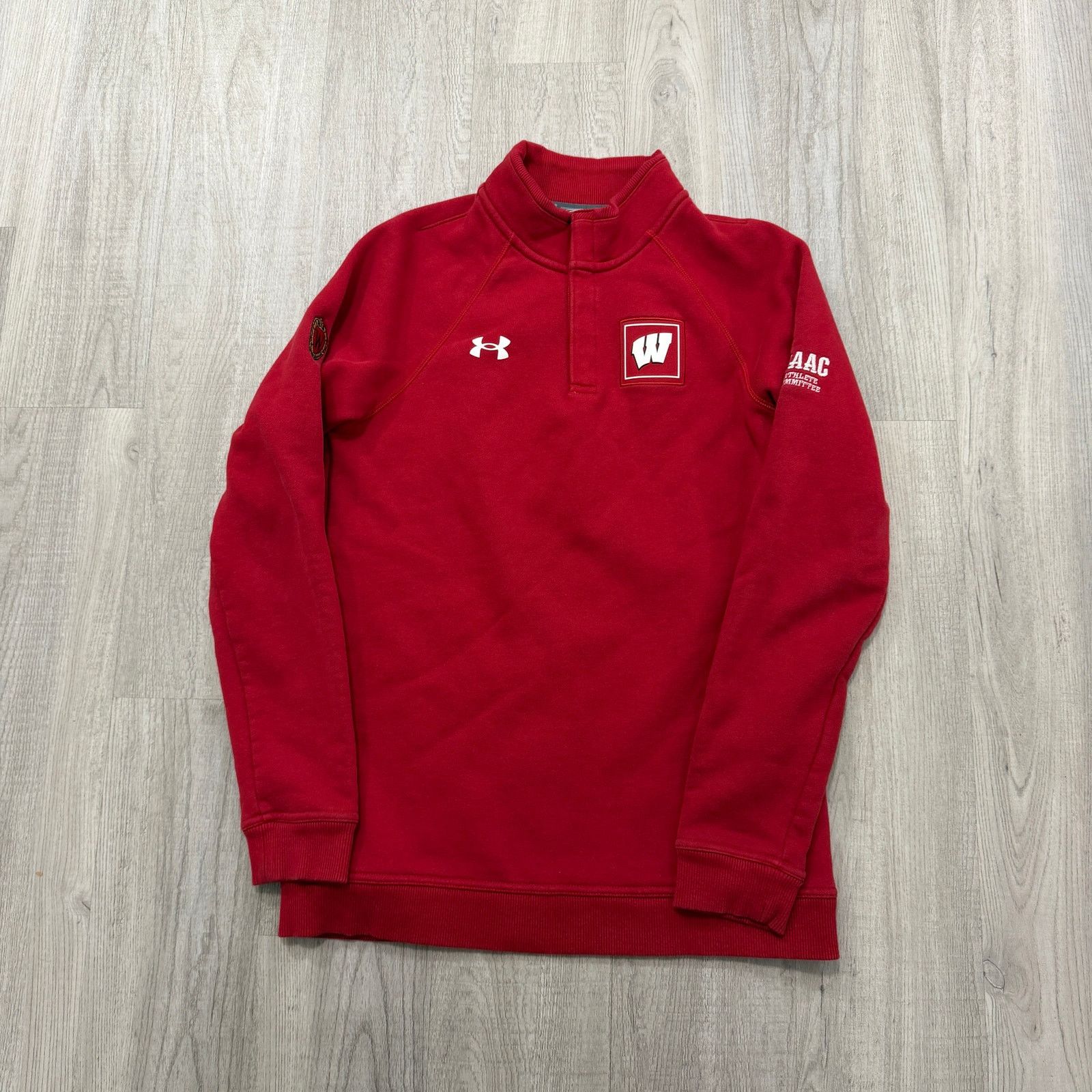 Under Armour Under Armour Wisconsin Badgers Sweatshirt Men's Extra Small Size US XS / EU 42 / 0 - 1 Thumbnail