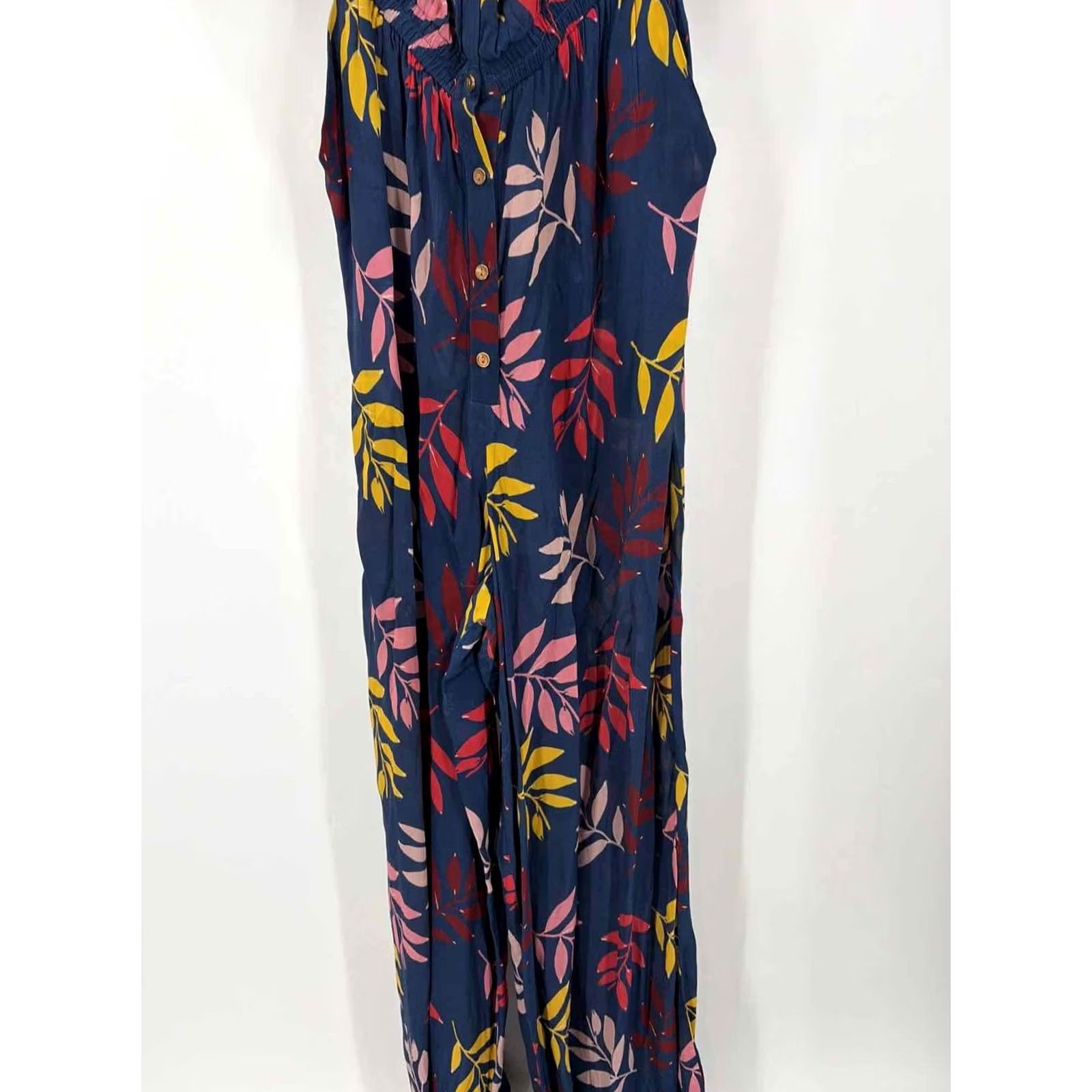 Vintage Pre-Owned Carolina K Navy Size Small Long Sleeve Jumpsuit Size S / US 4 / IT 40 - 2 Thumbnail