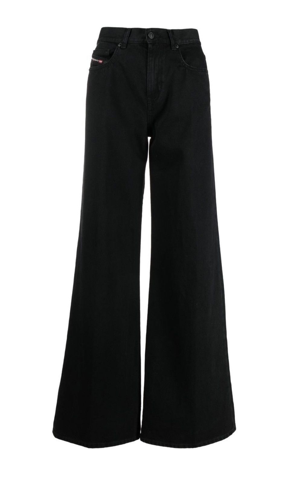 image of Diesel ‘D-Akemi Black Wide Legs Jeans By Glenn Martens, Women's (Size 26)