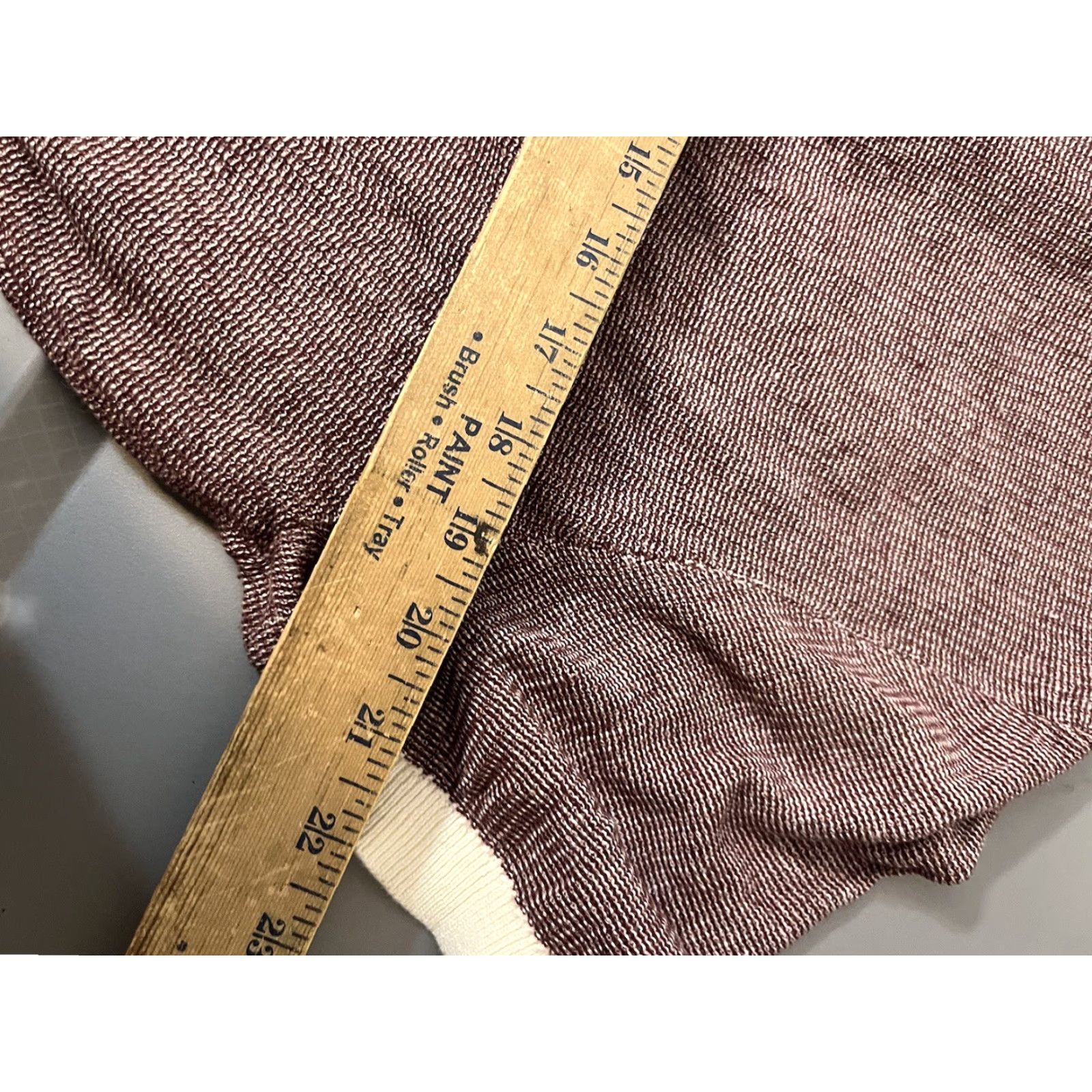 Topman Topman Men’s T-Shirt Shirt Short Sleeve Solid Maroon Large Size L Classic Fit Basic 100% Cotton + Mens Size US L / EU 52-54 / 3 - 5 Thumbnail