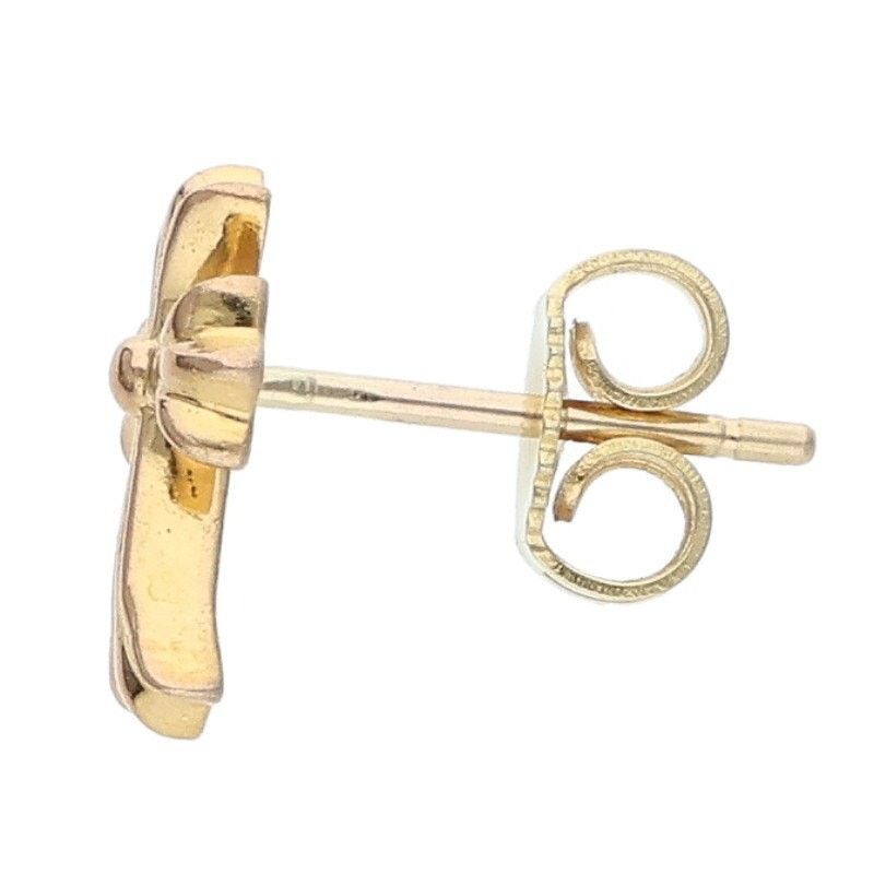 Chrome Hearts Chrome Hearts 22K Gold Cross Fat Stud Earring Size ONE SIZE - 4 Thumbnail