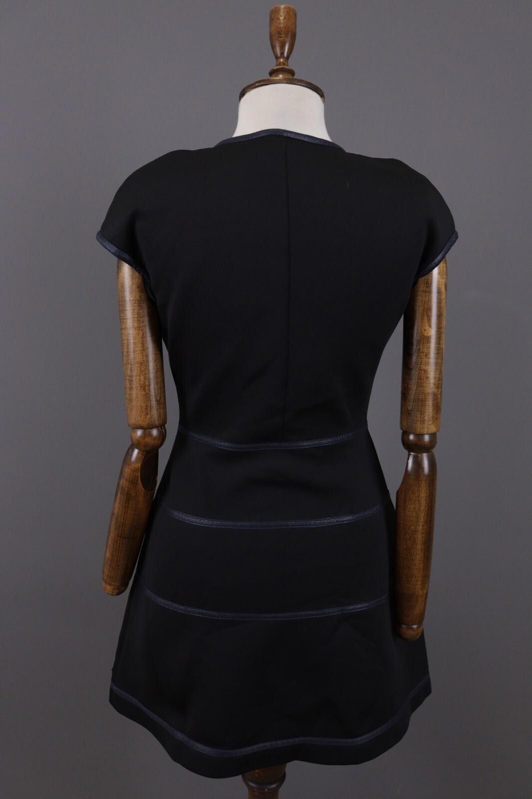 Designer Cop Copine Manege Robe Black Striped Dress Size 36 Size M / US 6-8 / IT 42-44 - 10 Thumbnail