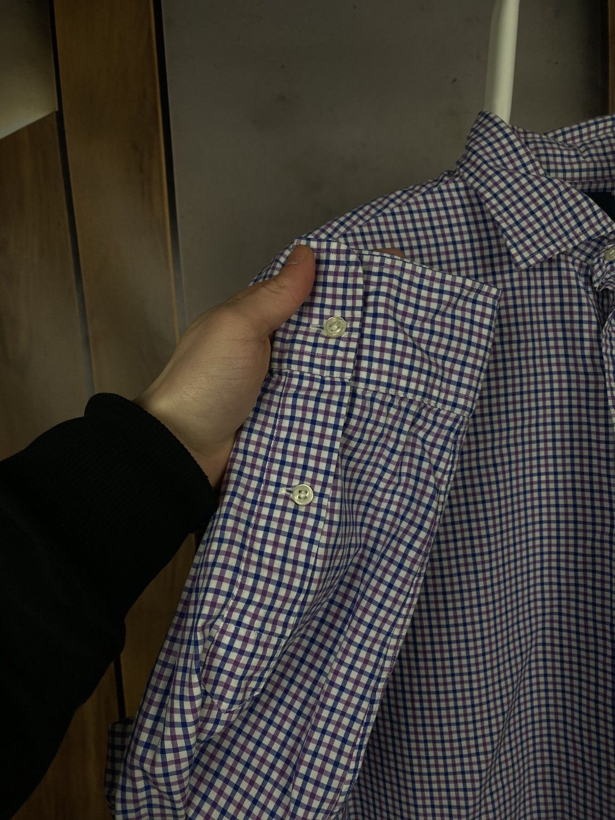 Polo Ralph Lauren 🎠Vintage 90s Shirt Button Up Stanton Custom Fit Flannel Tee🎠 Size US L / EU 52-54 / 3 - 4 Thumbnail