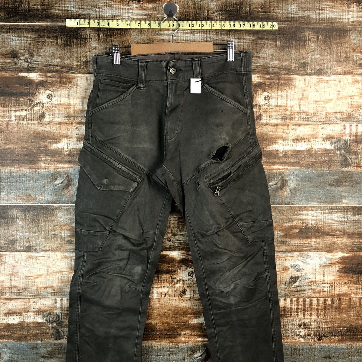 Japanese Brand Japanese Brand Grey Cargo Multipocket Pants #A2537 Size US 30 / EU 46 - 2 Thumbnail