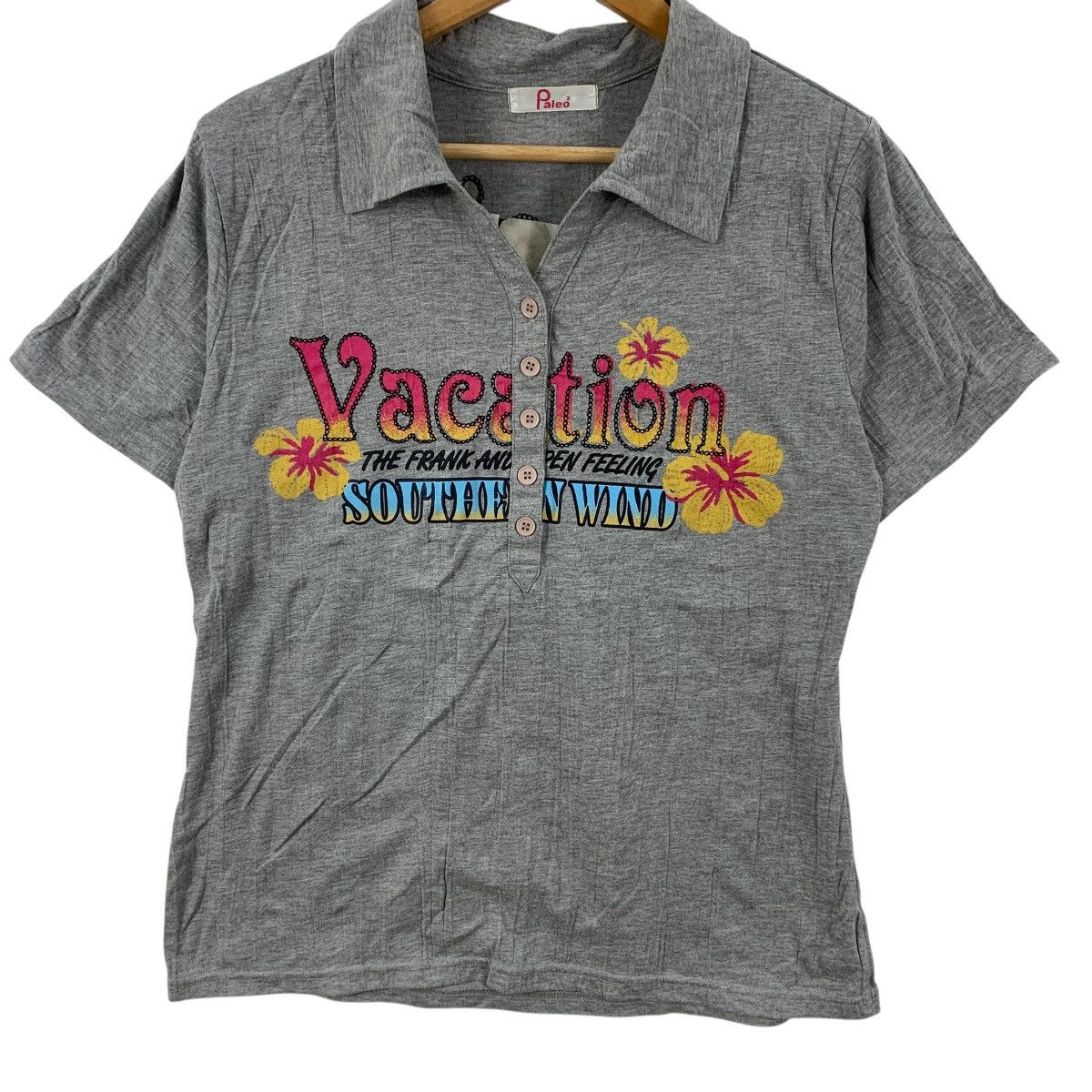 Other PALEO SEASIDE VACATION Southern Wind Polo Tee Shirt Top Size M / US 6-8 / IT 42-44 - 6 Thumbnail