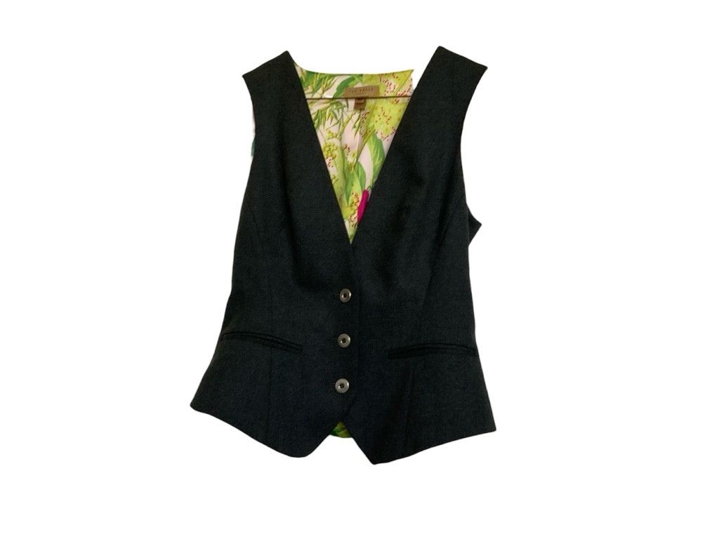 Ted Baker Ted Baker Women's Wool Vest Size 0 Size XS / US 0-2 / IT 36-38 - 2 Thumbnail
