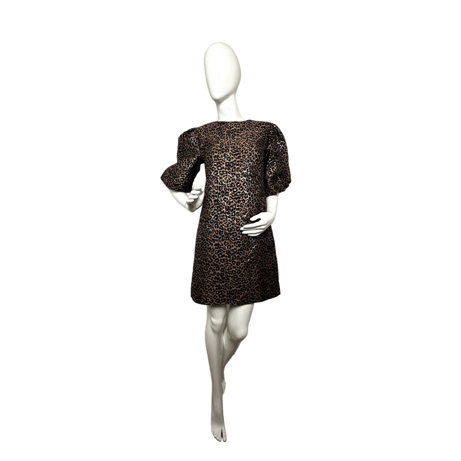 Kate Spade Kate Spade Leopard Taxi Mainline Dress Bungalow Size 0 Size XS / US 0-2 / IT 36-38 - 3 Thumbnail