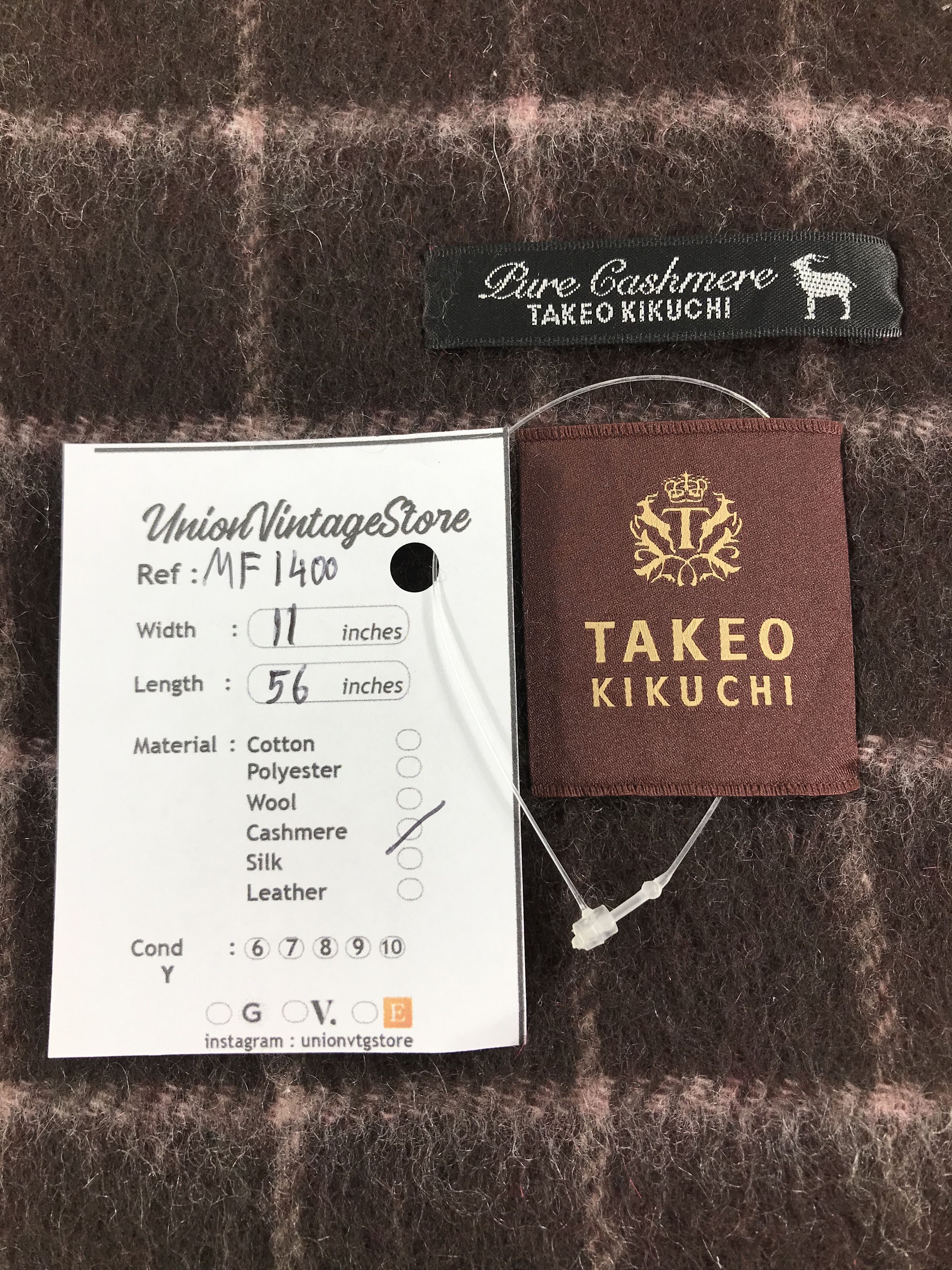 Takeo Kikuchi Vintage Takeo Kikuchi Scarf/Muffler/Neckwear MF1400 Size ONE SIZE - 4 Thumbnail