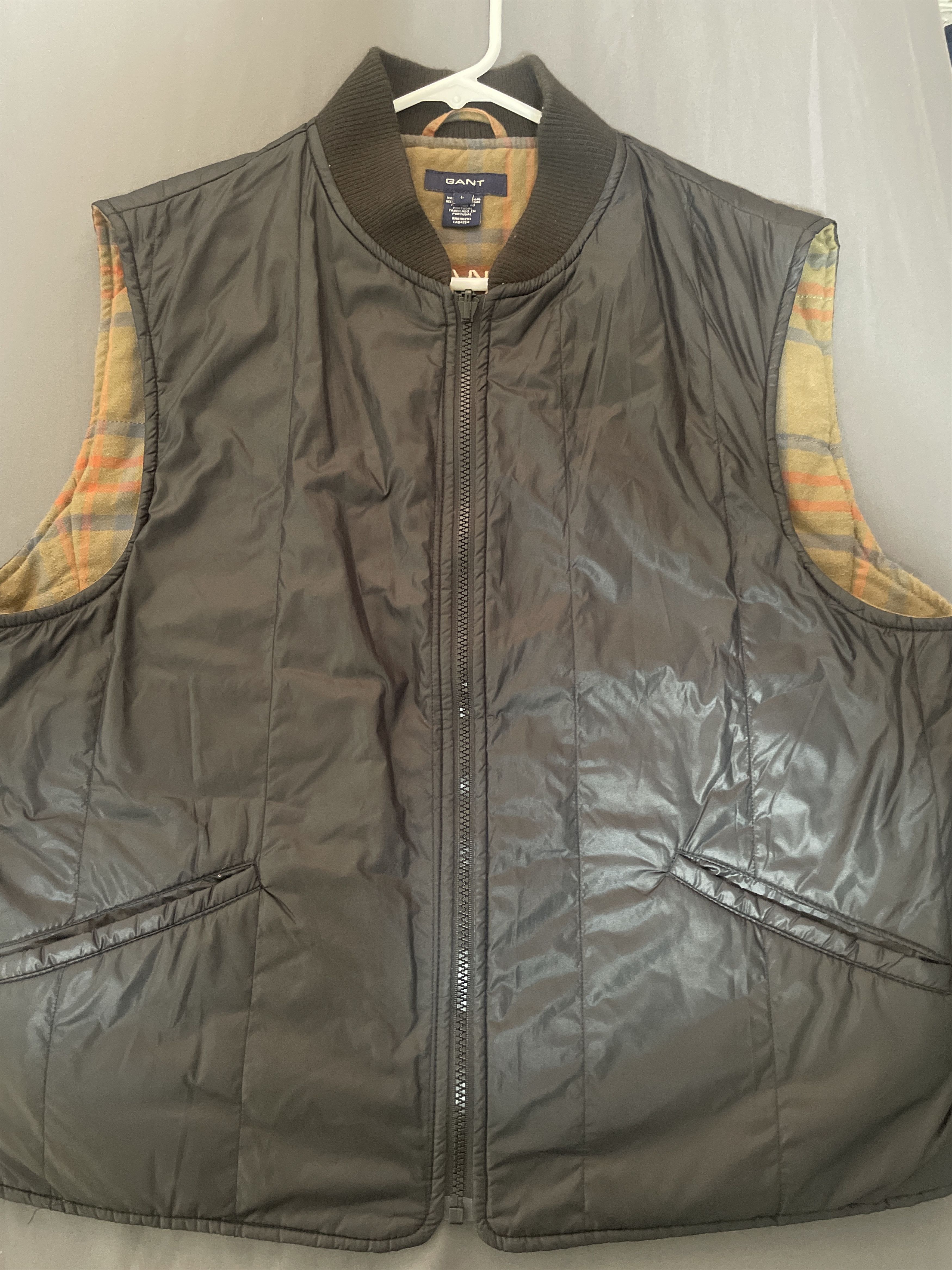 Gant Mens Gant Vest Bomber Style Size US L / EU 52-54 / 3 - 1 Thumbnail