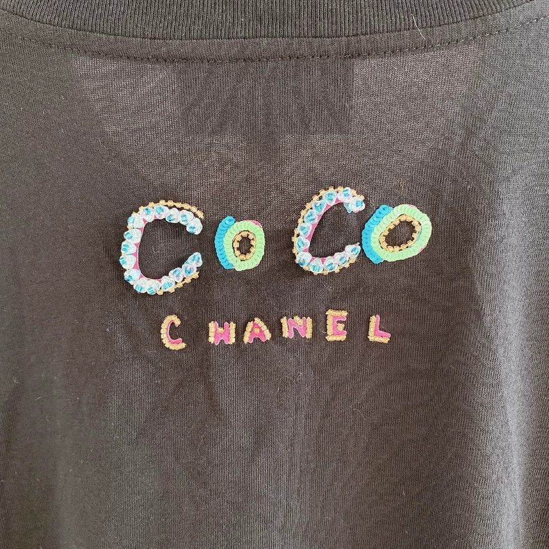 Chanel Chanel Fidong co-branded color letter T-shirt 2504-Nextarro Size XS / US 0-2 / IT 36-38 - 5 Thumbnail