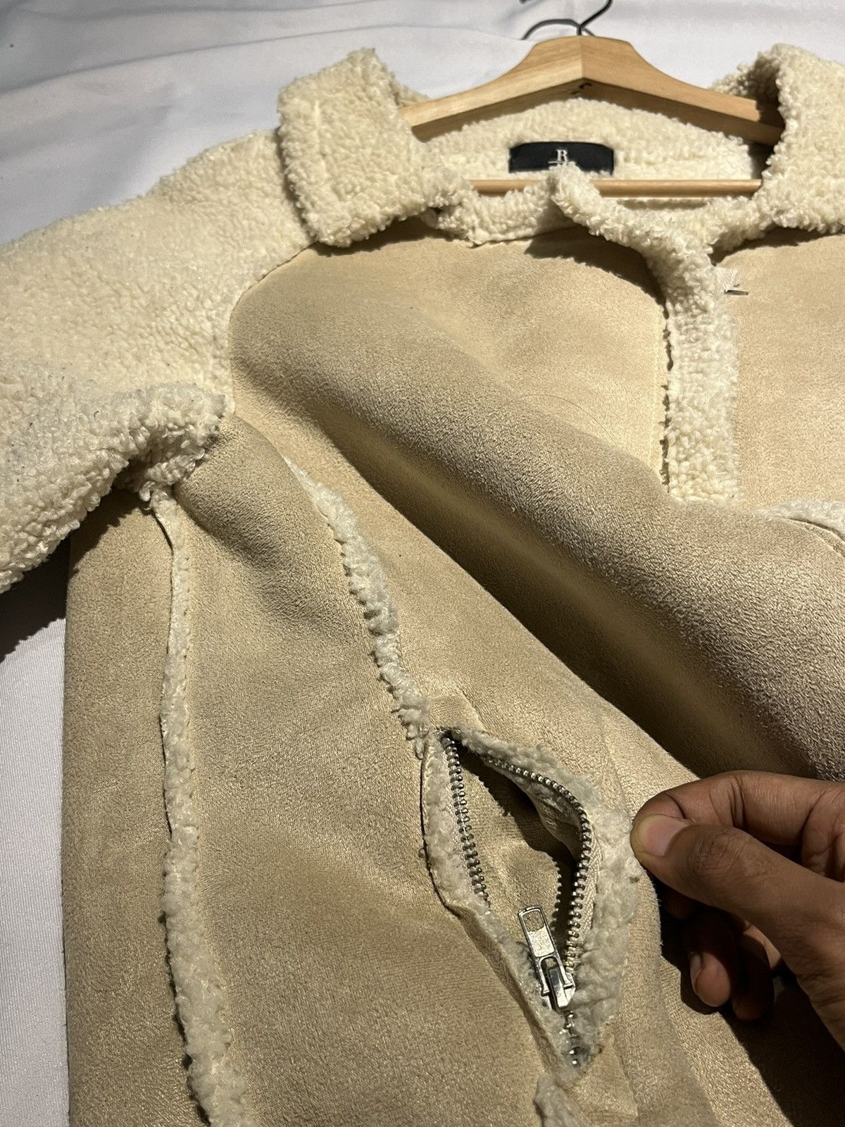 Japanese Brand R. Sherpa Fleece Jacket Cropped Women Size M / US 6-8 / IT 42-44 - 10 Thumbnail