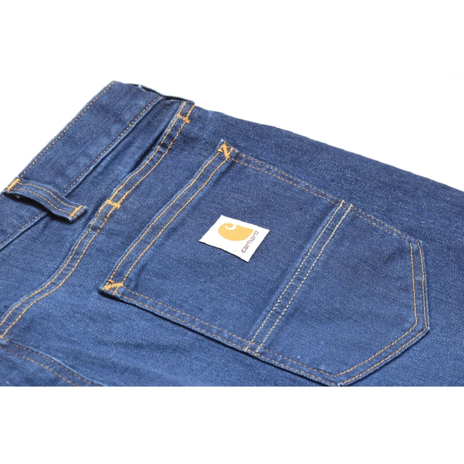 Carhartt Carhartt Men's Straight Fit Jeans Size 40x34 Denim Blue Cotton Blend NEW Regular 5-Pocket Force Blue Size US 40 / EU 56 - 6 Thumbnail