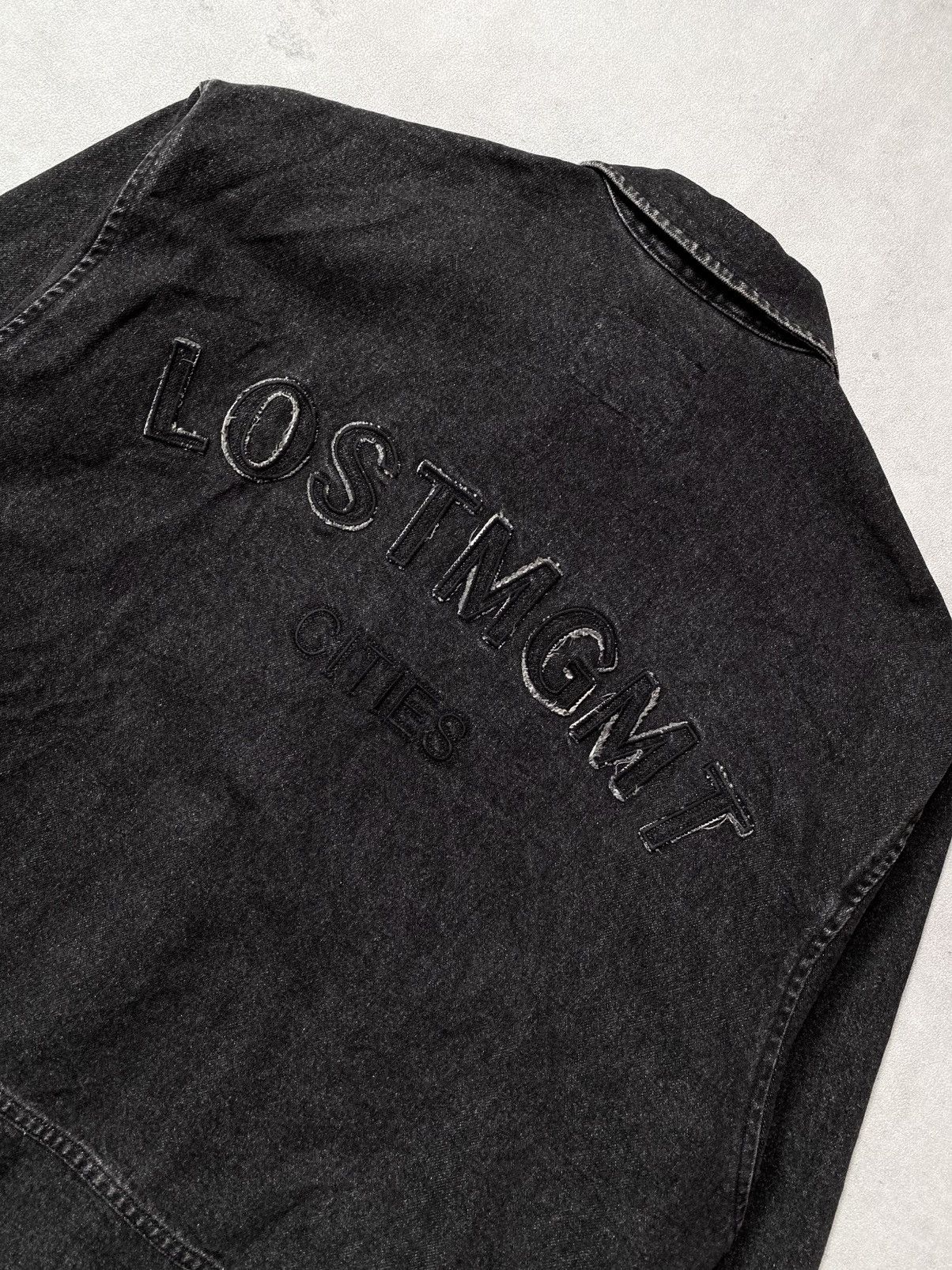 Other LMC WASHED DENIM COACH JACKET BLACK Size US M / EU 48-50 / 2 - 10 Thumbnail