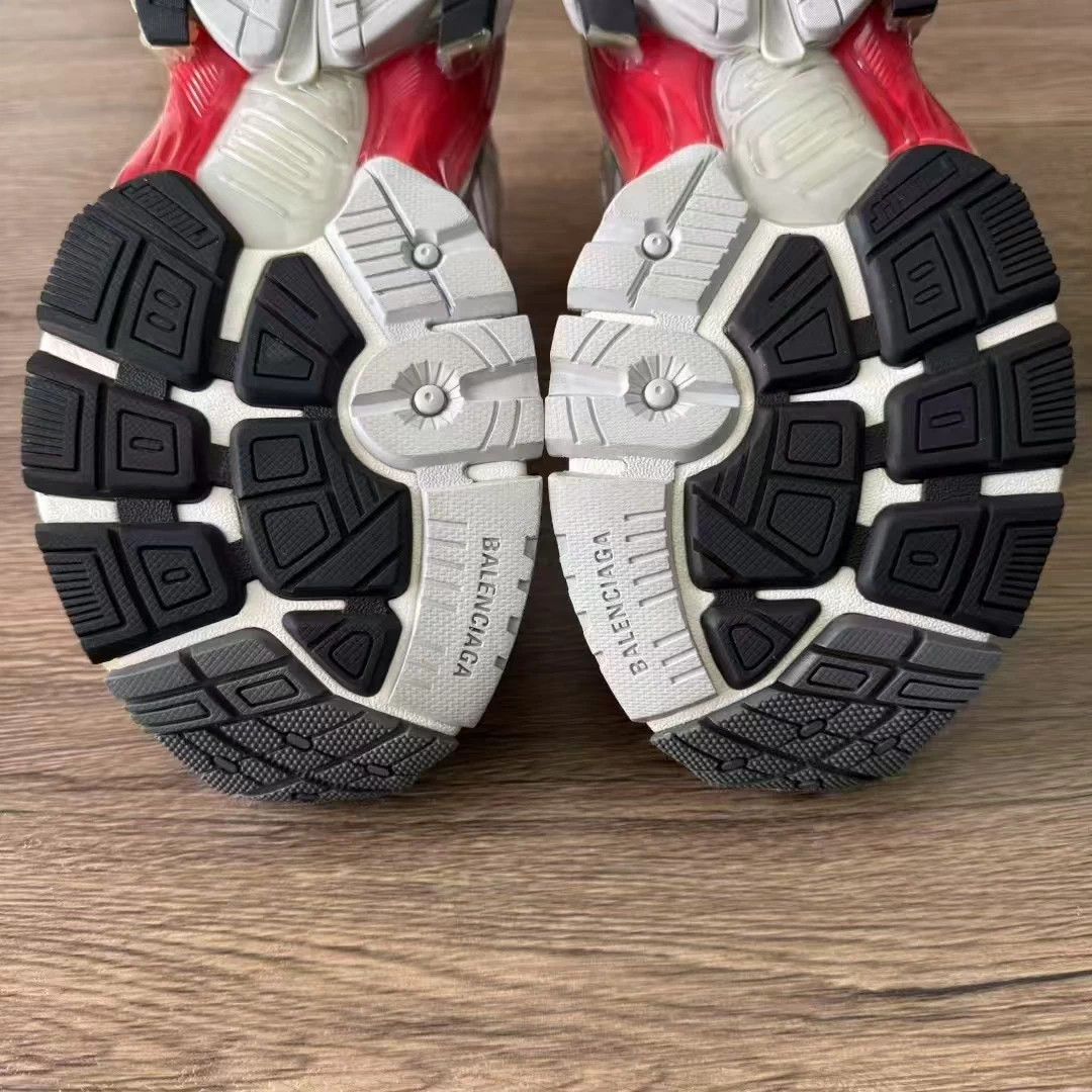 Balenciaga Balenciaga Runner 2.0 Silver/White/Red 43 Size US 10 / EU 43 - 7 Thumbnail