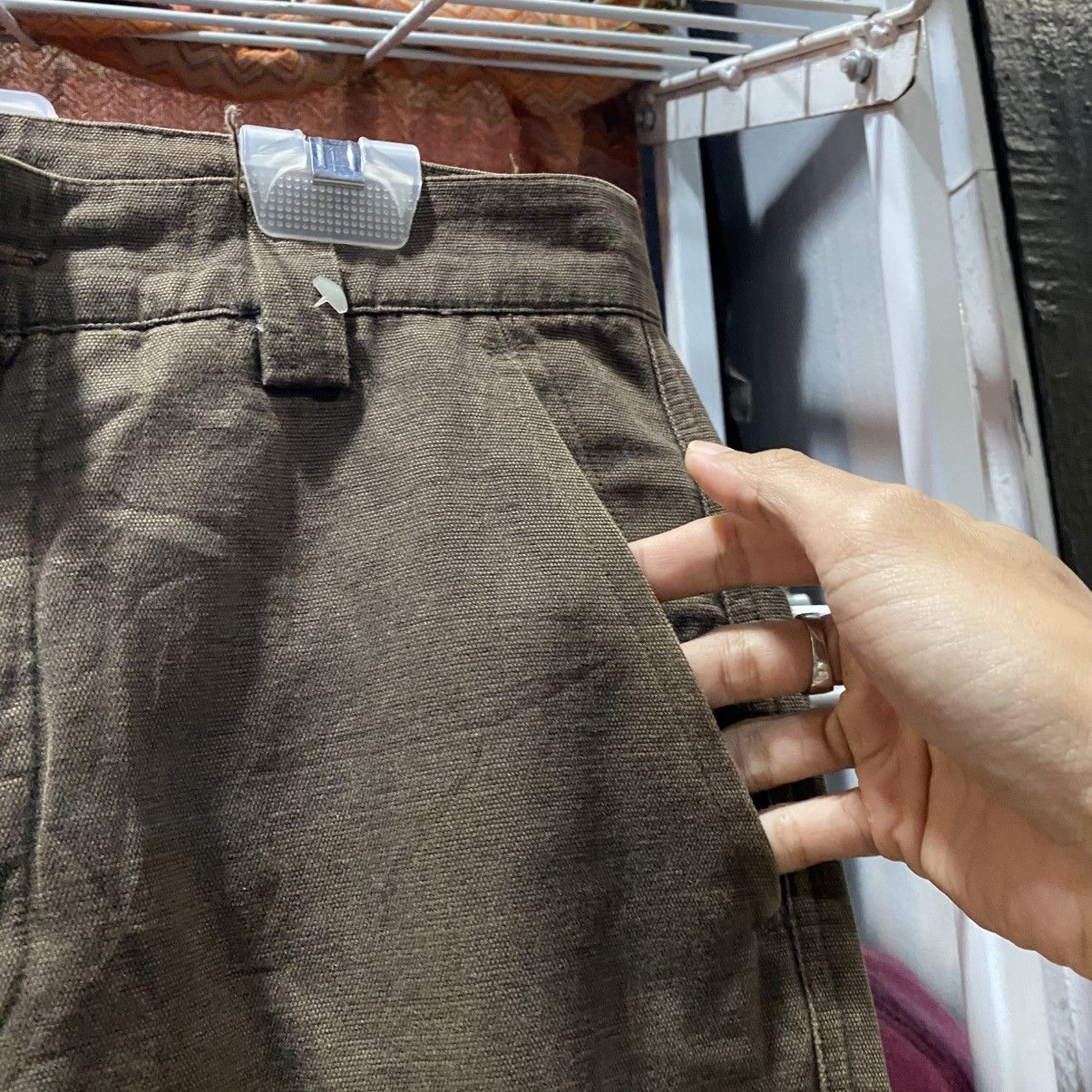 agnes b. Vintage Agnès B. Paris Workwear Pants Brown Made in France Size US 29 - 9 Thumbnail