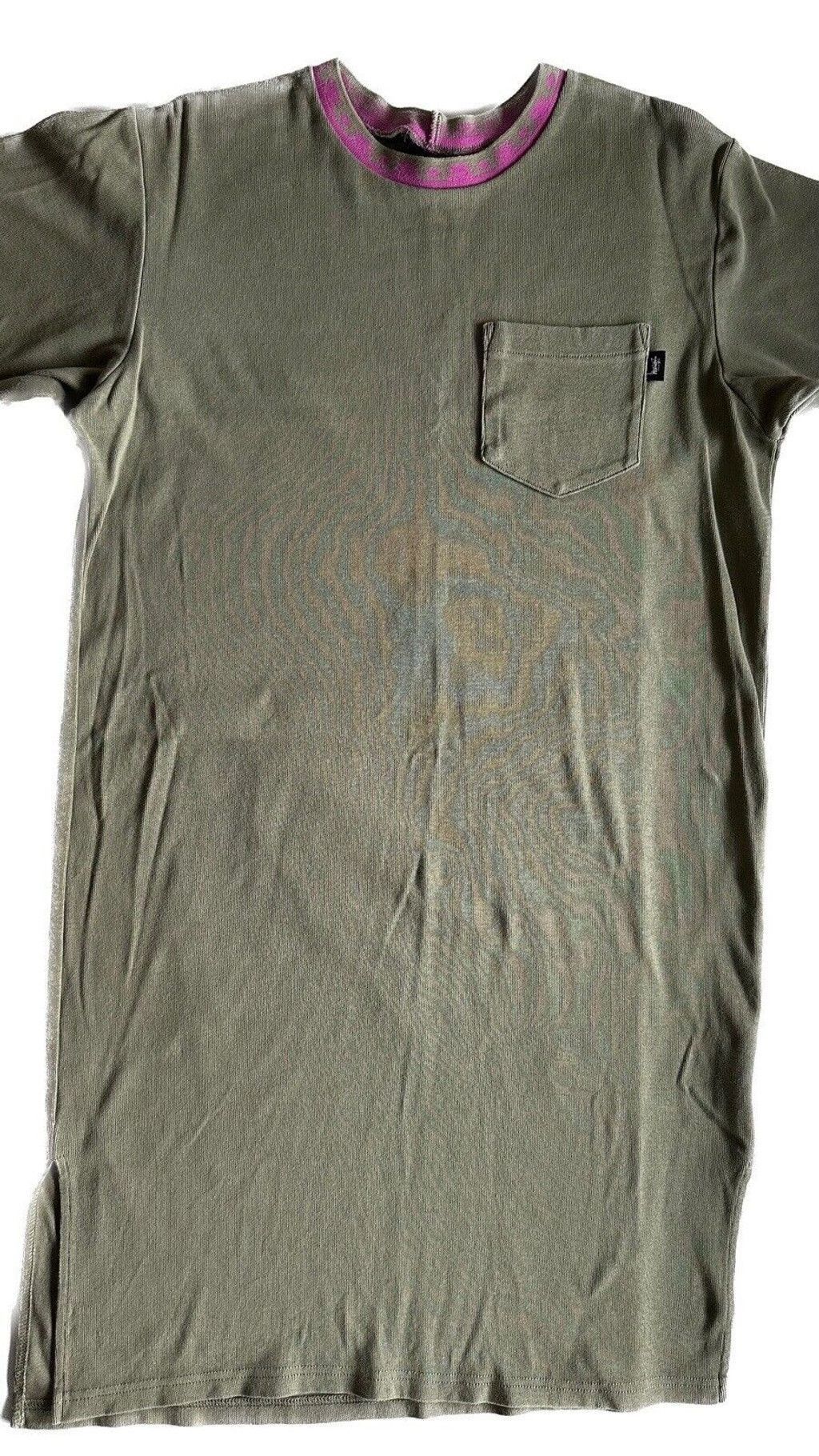 Stussy Stussy Y2K Ringer Crew TShirt Dress Aztec Green Hippie Small Size S / US 4 / IT 40 - 1 Thumbnail