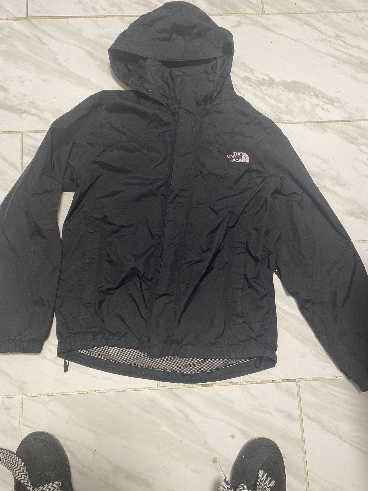 image of The North Face North Face Windbreaker in Black, Men's (Size Small)