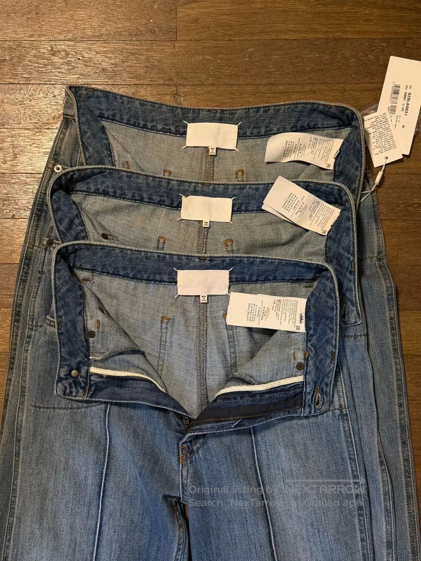 Maison Margiela Maison Margiela Deconstructed Denim Pants. Size US 40 / EU 56 - 2 Thumbnail