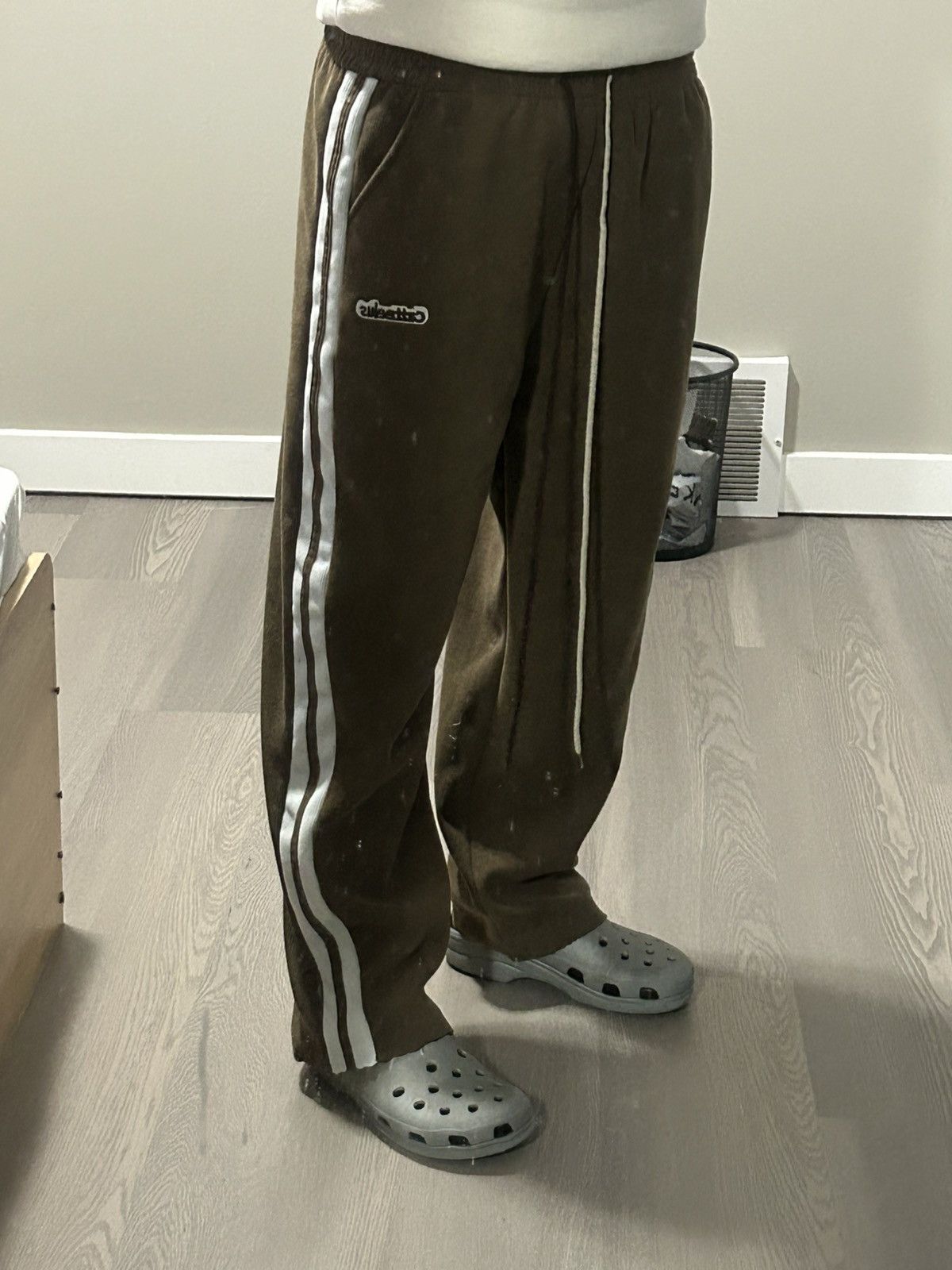 Other Vintage wide leg brown sweatpants Size US 30 / EU 46 - 5 Thumbnail