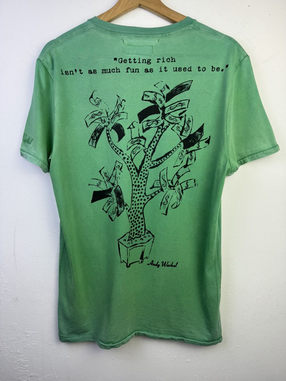 Andy Warhol Andy Warhol graphic t-shirt featuring quote and artwork. Size US M / EU 48-50 / 2 - 6 Thumbnail